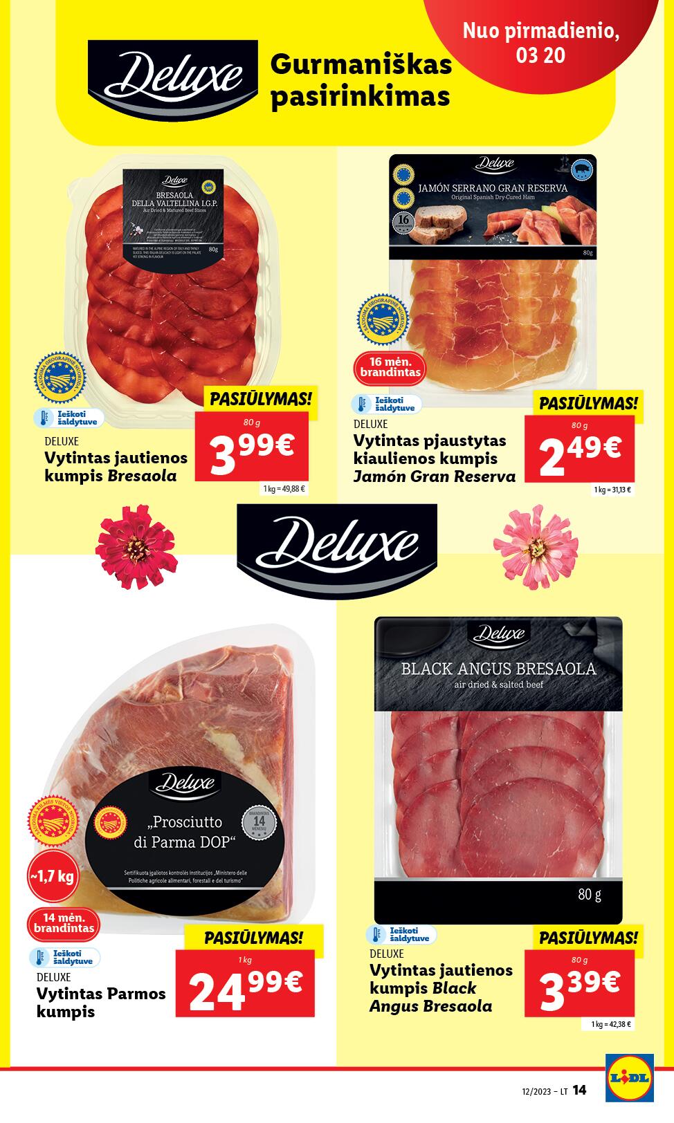 LIDL akcijų ir nuolaidų leidinys 2023.03.20 - 2023.03.26