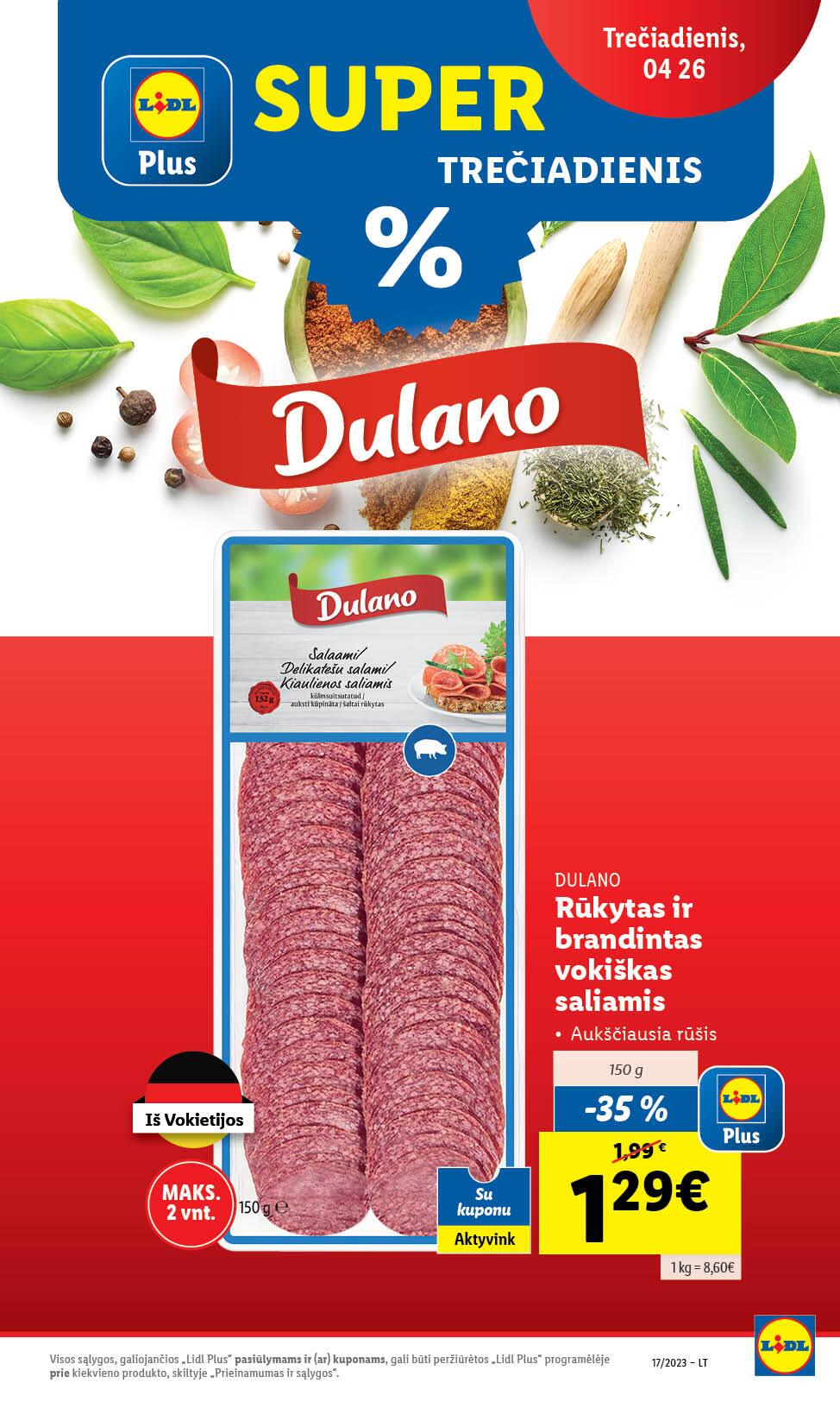 Naujausias LIDL kaininis katalogas 2023.04.24 - 2023.04.30