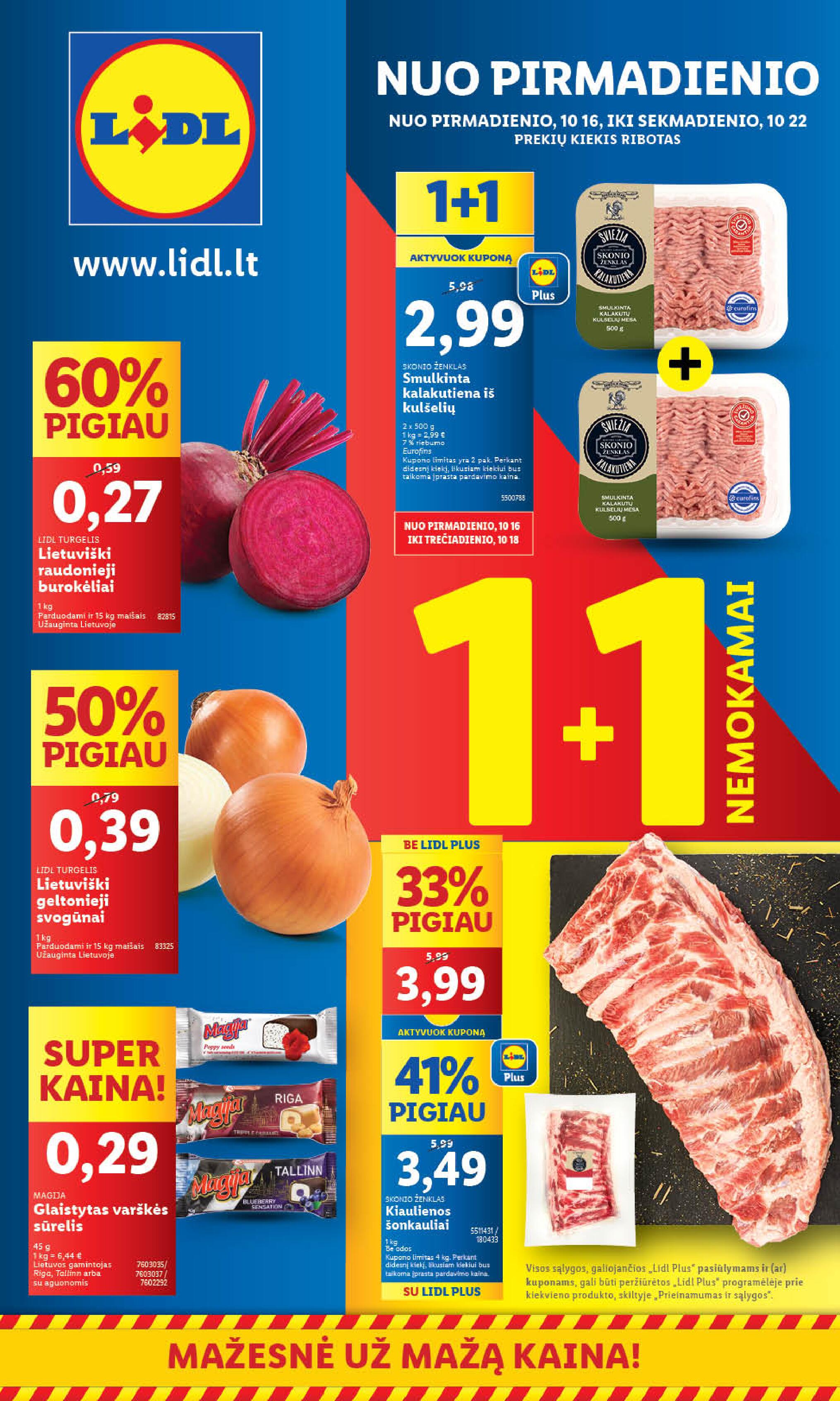 Naujausias LIDL kaininis katalogas 2023.10.16 - 2023.10.22