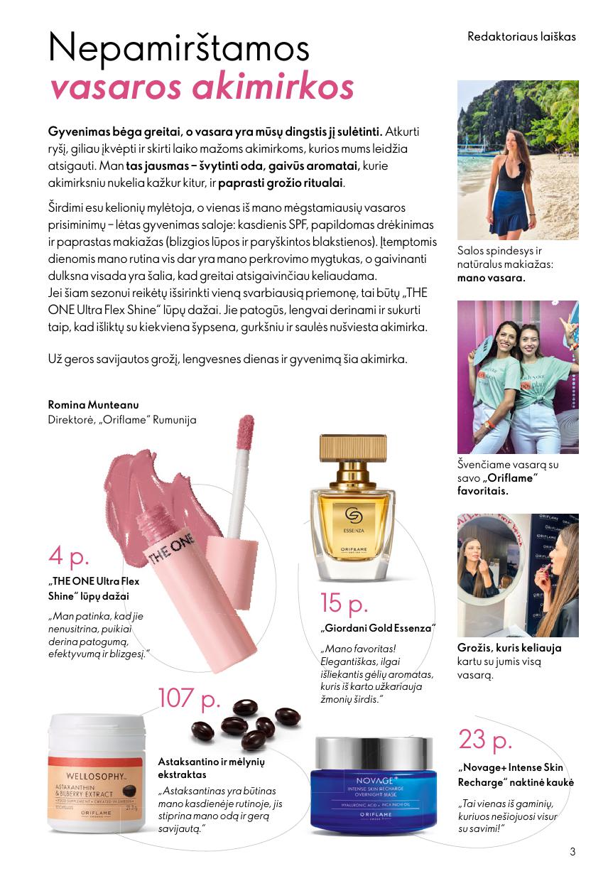 ORIFLAME  katalogas galioja 2026.07.15 - 2026.08.04