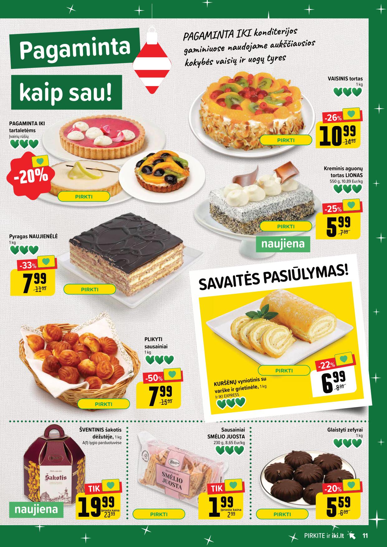 Naujausias IKI kaininis katalogas 2023.12.11 - 2023.12.17