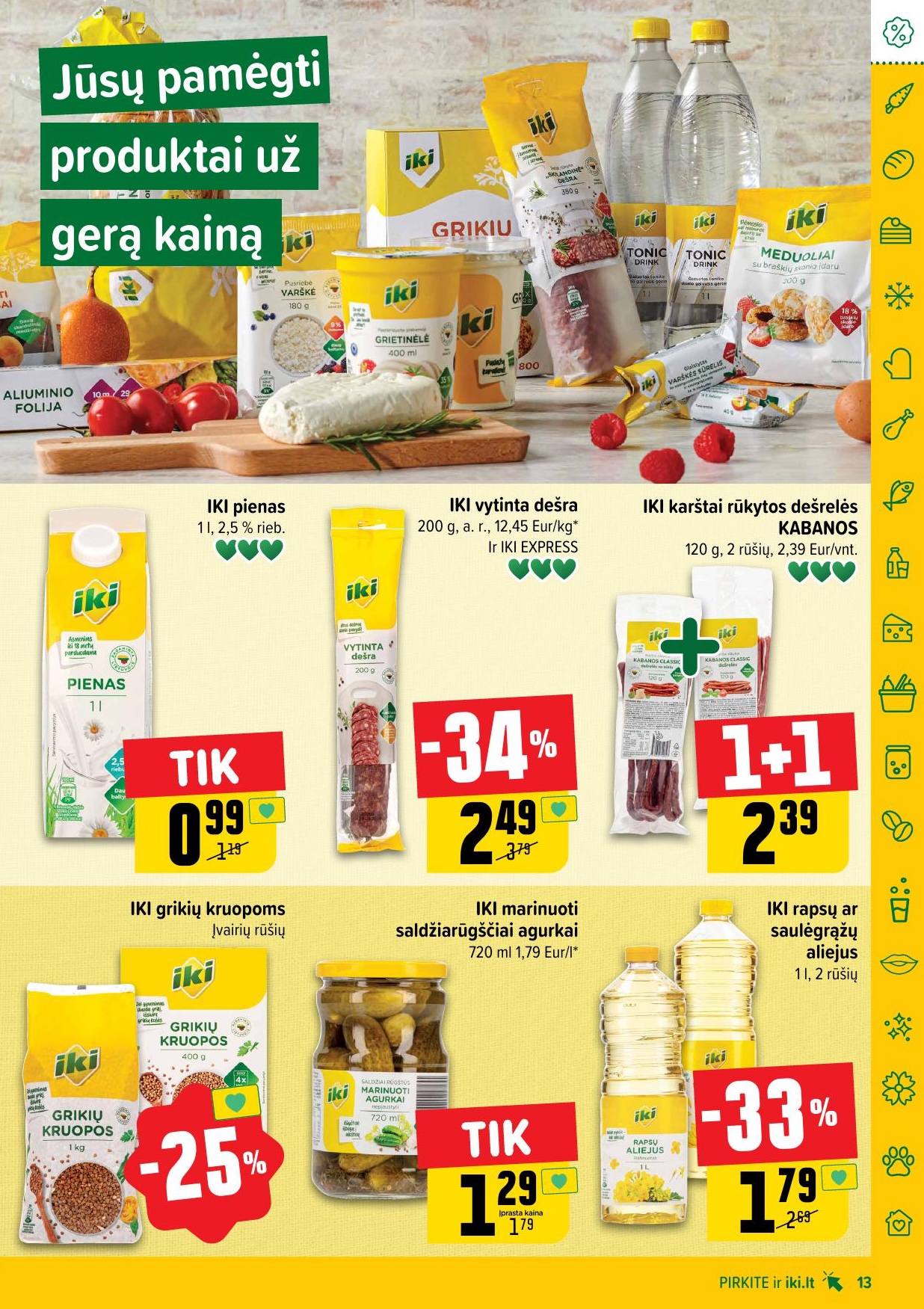 Naujausias IKI kaininis katalogas 2024.08.26 - 2024.09.01