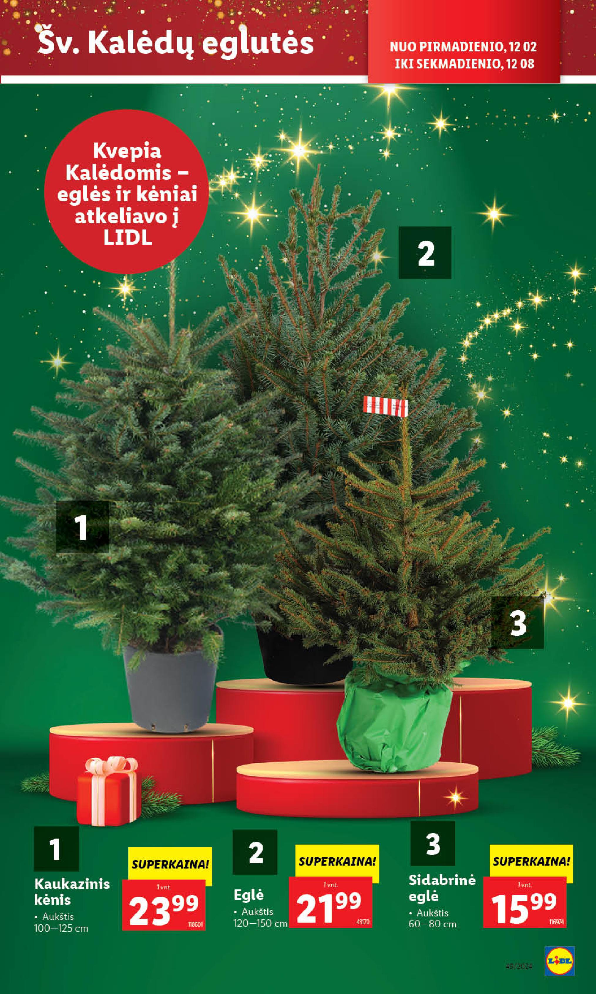 Naujausias LIDL kaininis katalogas 2024.12.02 - 2024.12.08