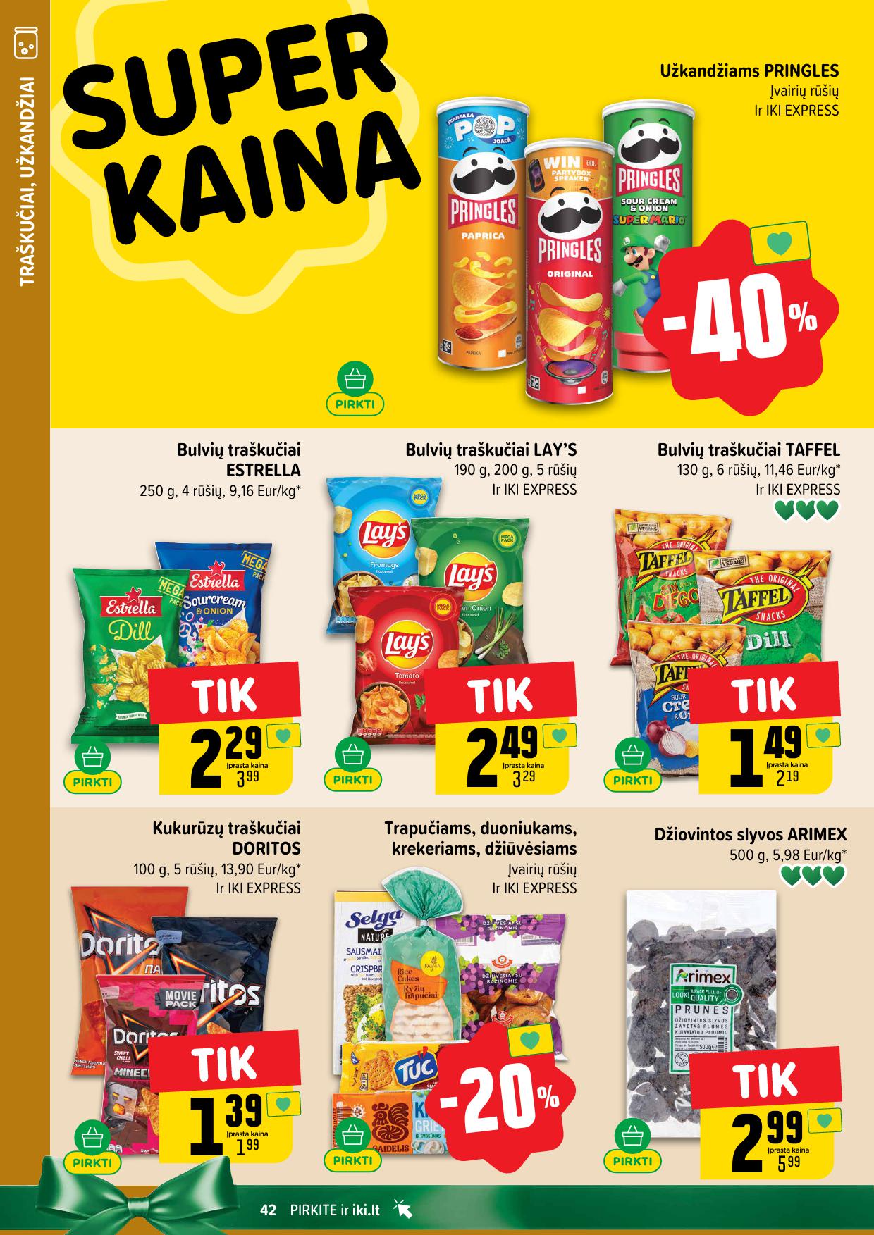 Naujausias IKI kaininis katalogas 2025.11.10 - 2025.11.16