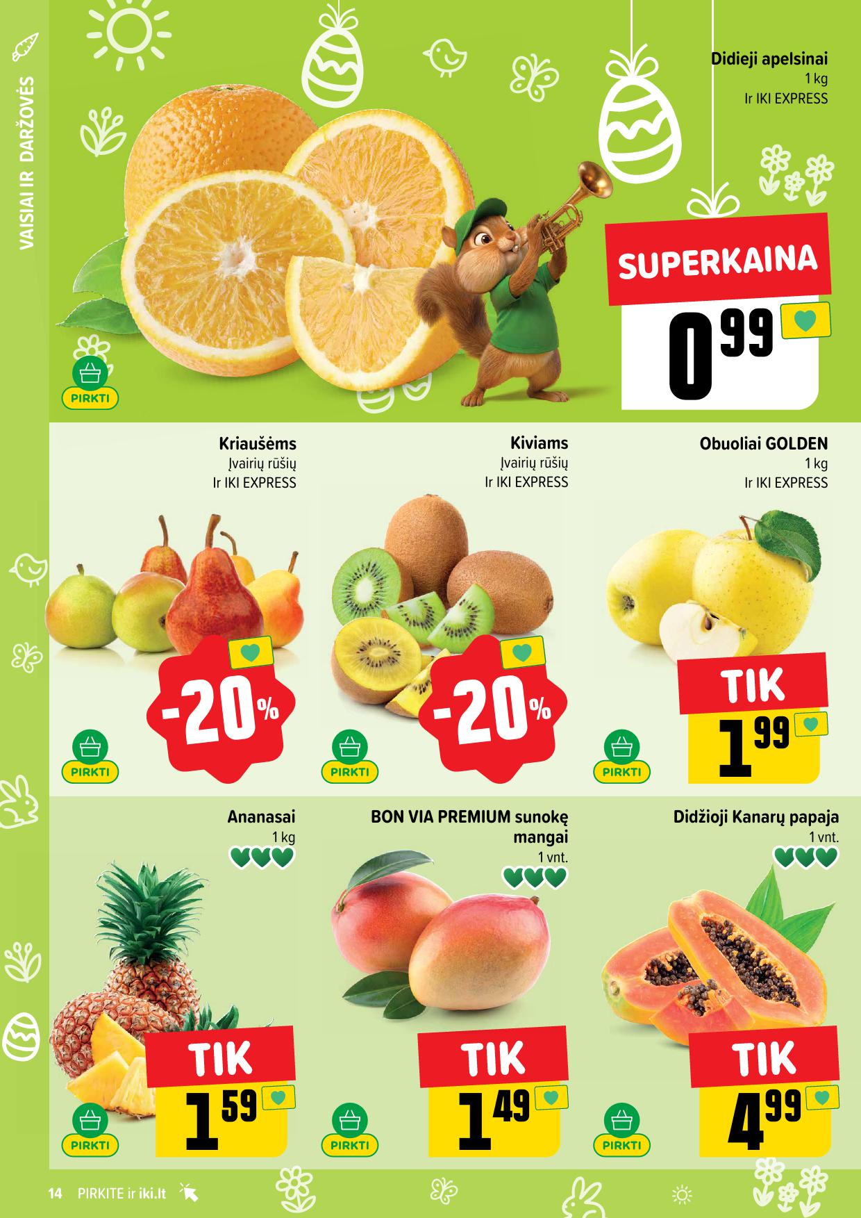 Naujausias IKI kaininis katalogas 2026.03.30 - 2026.04.04