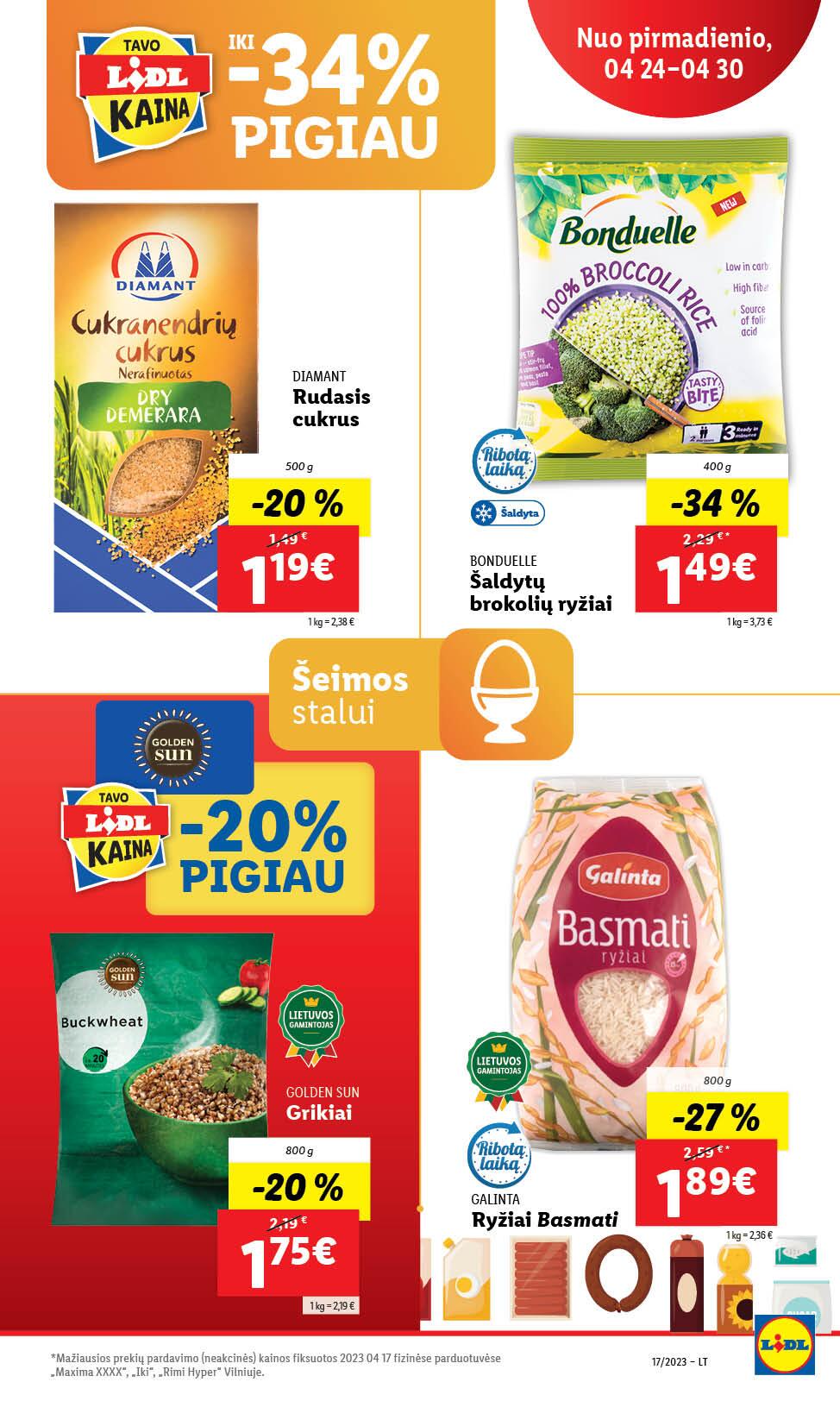 Naujausias LIDL kaininis katalogas 2023.04.24 - 2023.04.30