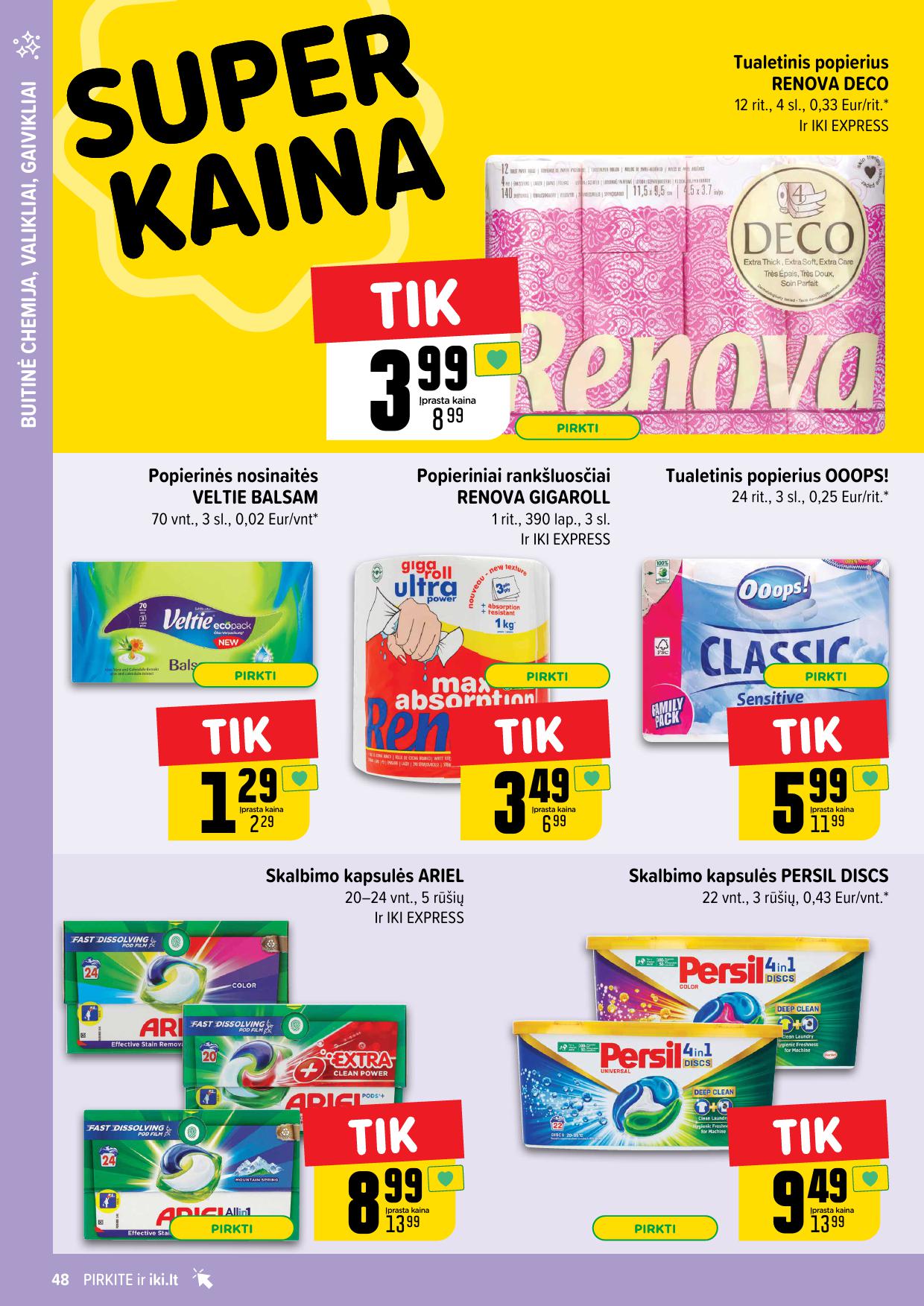 Naujausias IKI kaininis katalogas 2024.09.23 - 2024.09.29