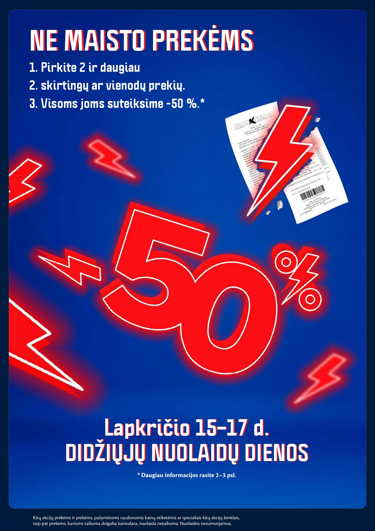Naujausias MAXIMA kaininis katalogas 2024.11.12 - 2024.11.18