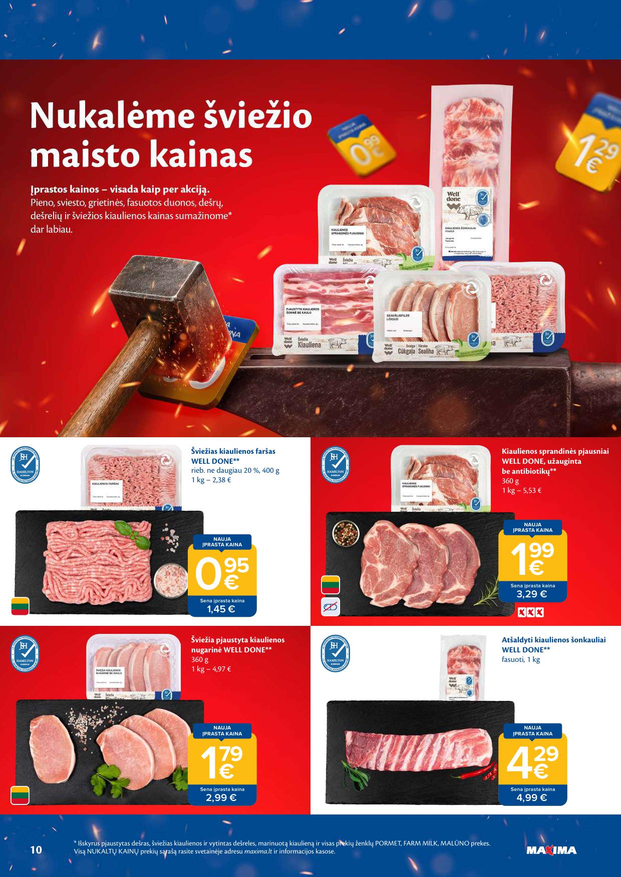 Naujausias MAXIMA kaininis katalogas 2026.09.22 - 2026.09.28