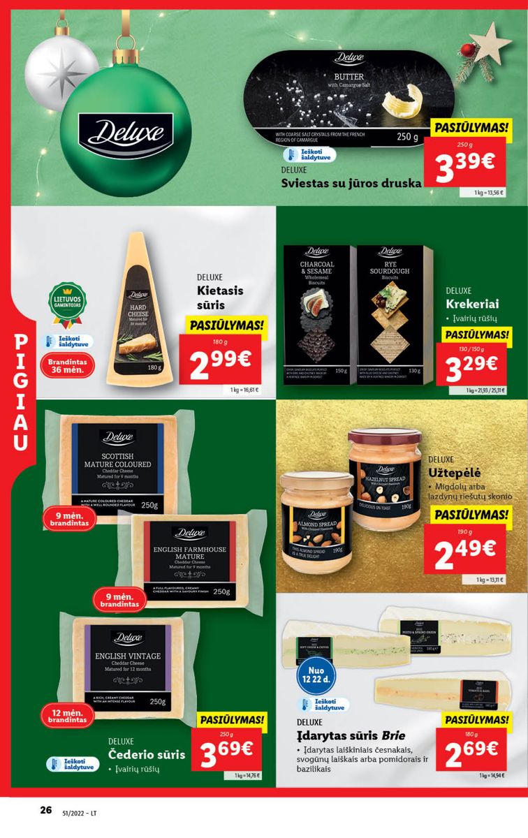 Naujausias LIDL kaininis katalogas 2022.12.19 - 2022.12.25