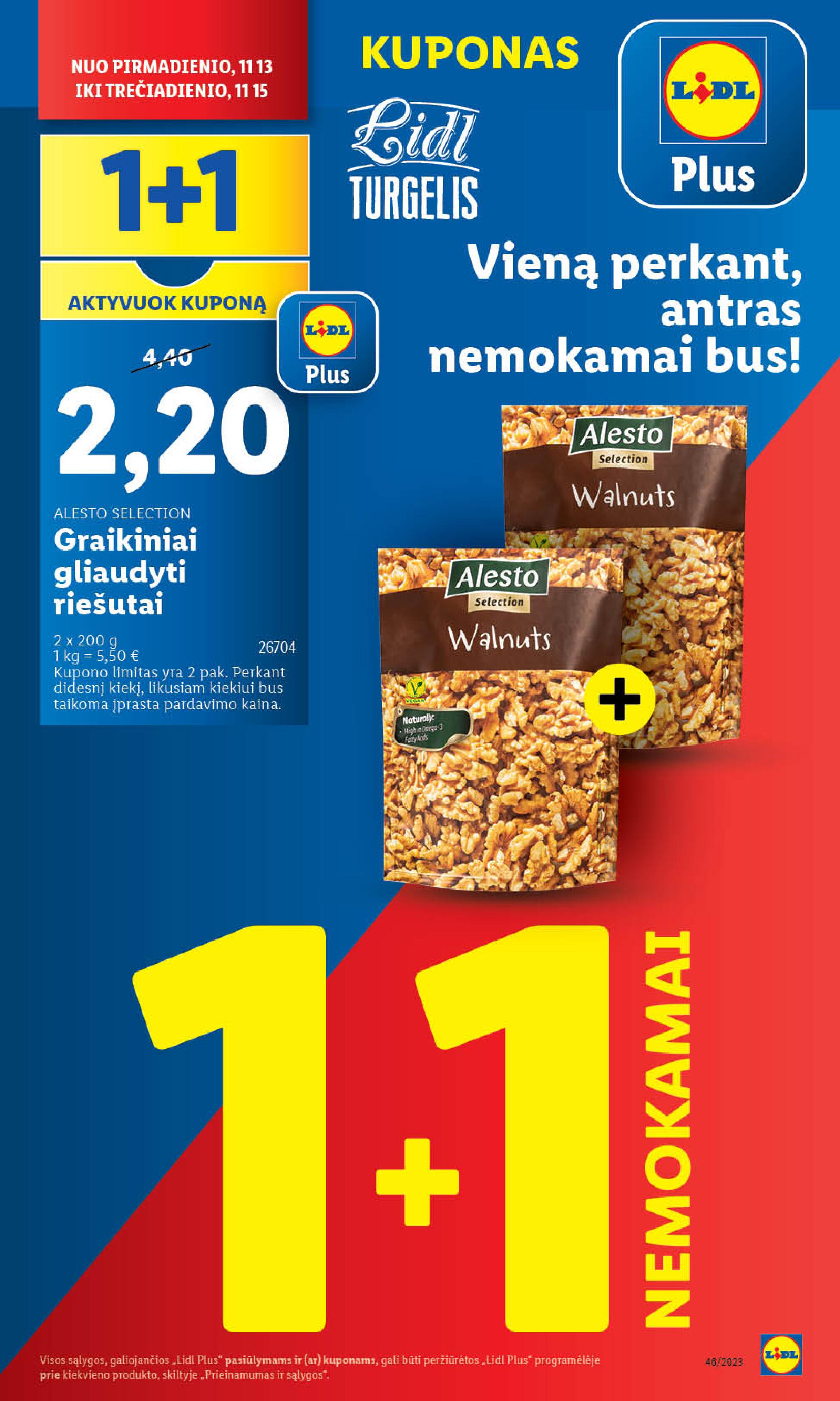 Naujausias LIDL kaininis katalogas 2023.11.13 - 2023.11.19