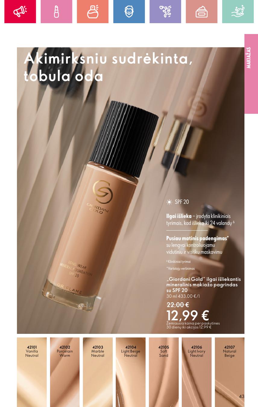 ORIFLAME katalogas galioja 2025.06.01 - 2025.06.21