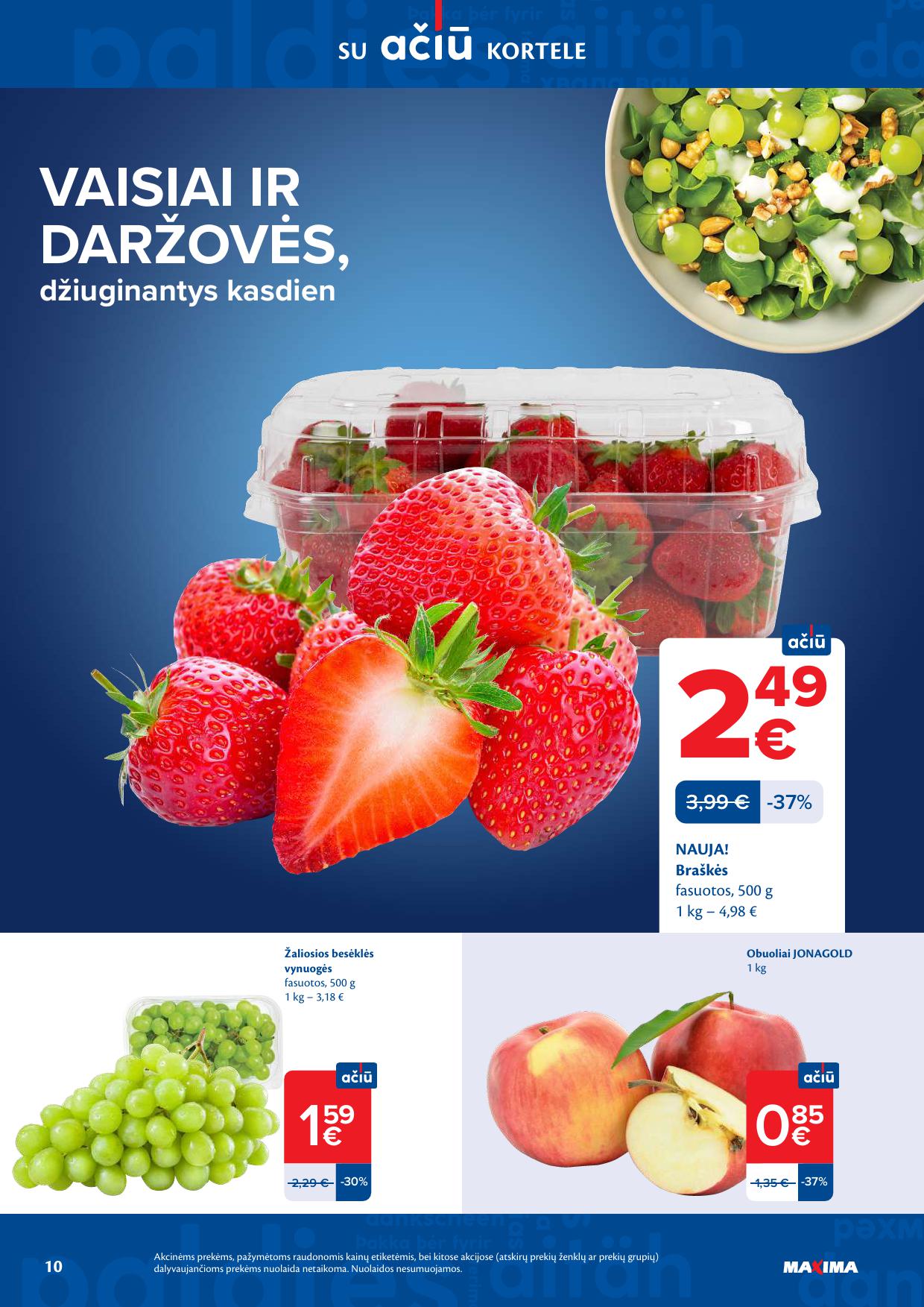 Naujausias MAXIMA kaininis katalogas 2026.03.31 - 2026.04.06