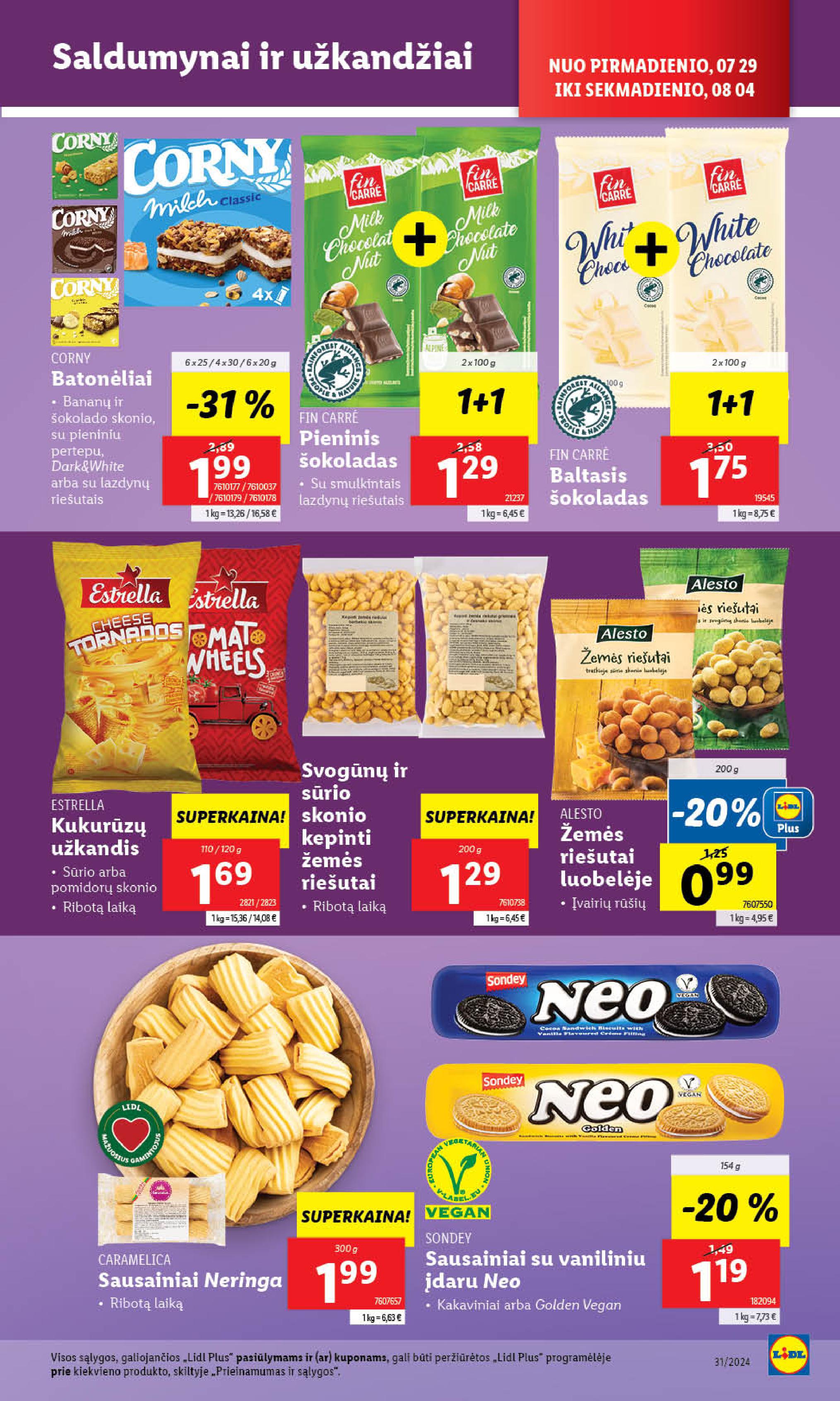 Naujausias LIDL kaininis katalogas 2024.07.29 - 2024.08.04