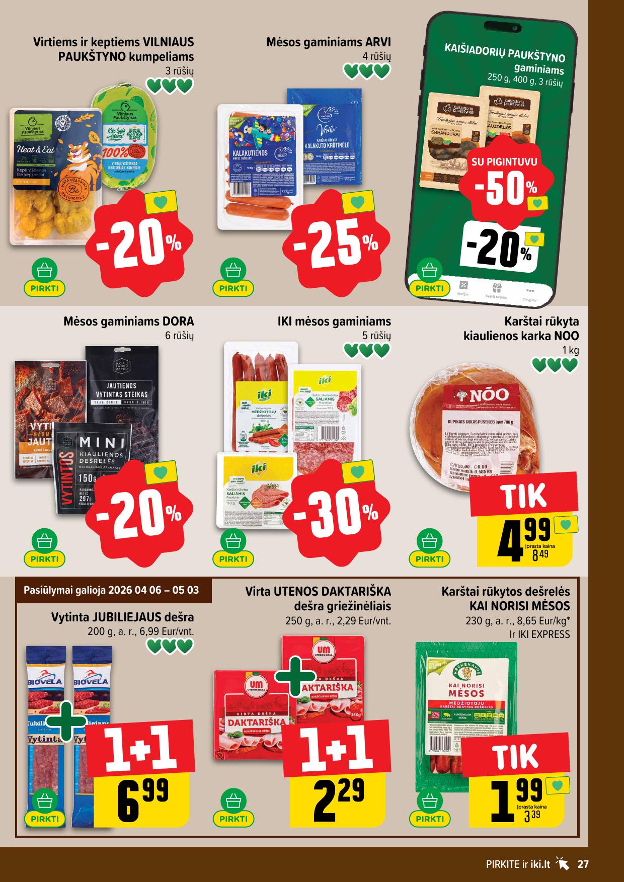 Naujausias IKI kaininis katalogas 2026.04.06 - 2026.04.12