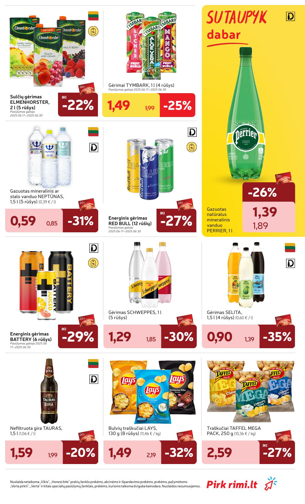 Naujausias RIMI kaininis katalogas 2025.06.17 - 2025.06.23
