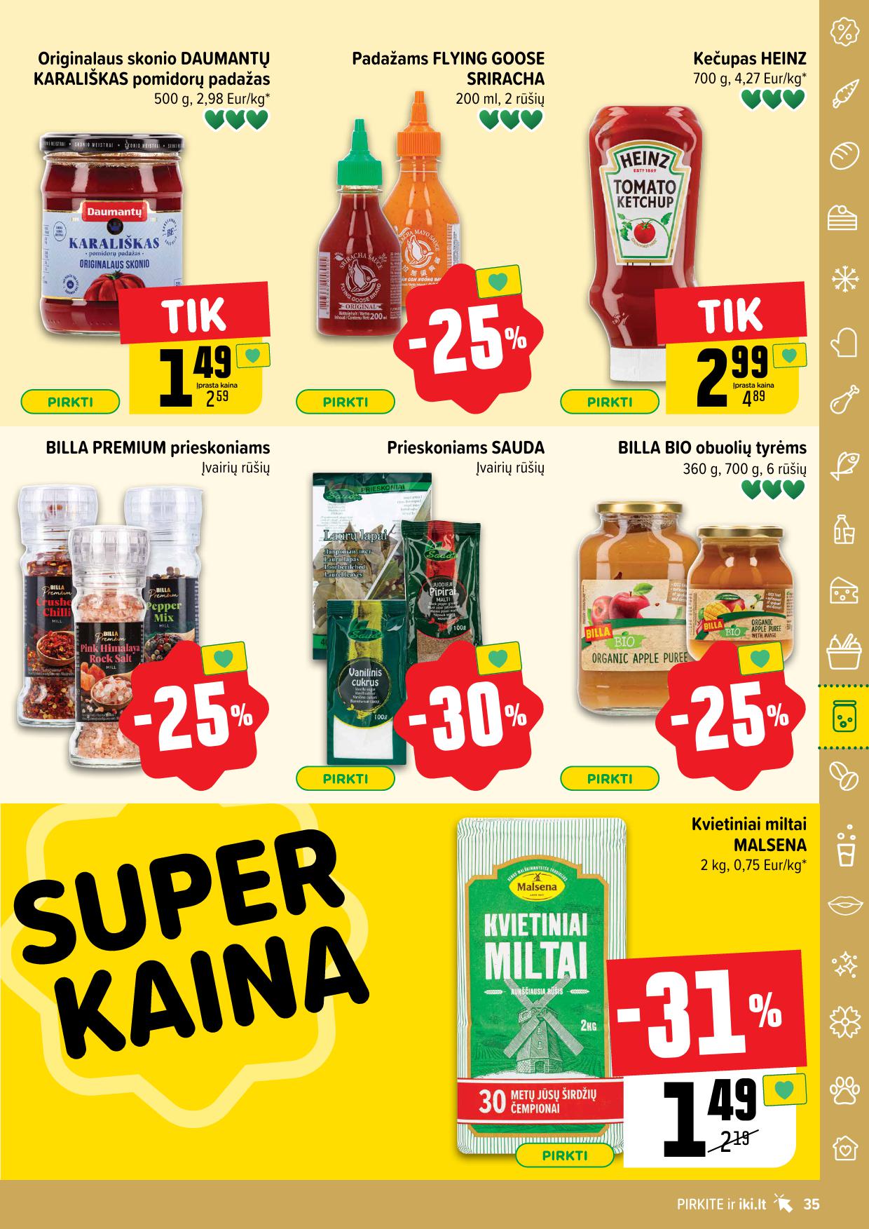 Naujausias IKI kaininis katalogas 2025.02.24 - 2025.03.02