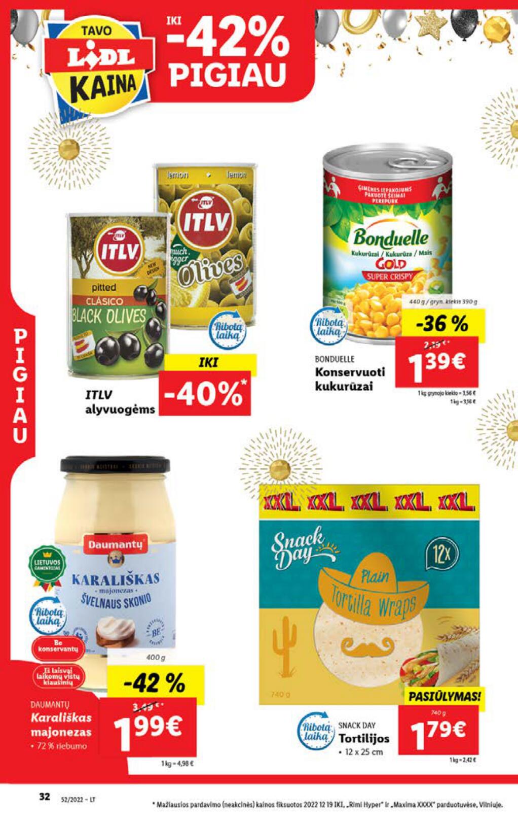 Naujausias LIDL kaininis katalogas 2022.12.26 - 2023.01.01