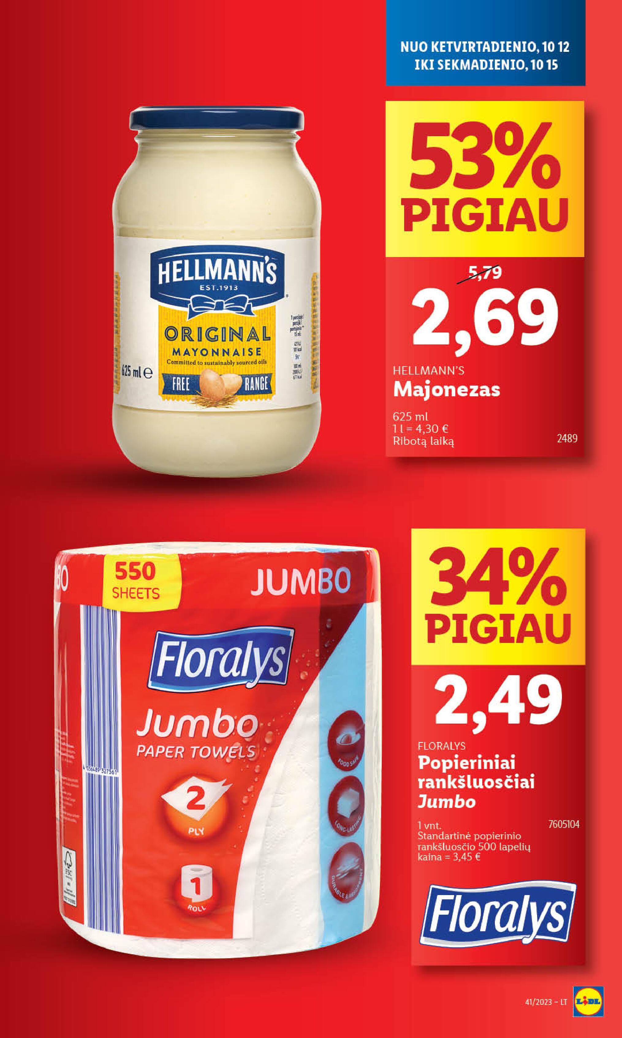 Naujausias LIDL kaininis katalogas 2023.10.09 - 2023.10.15