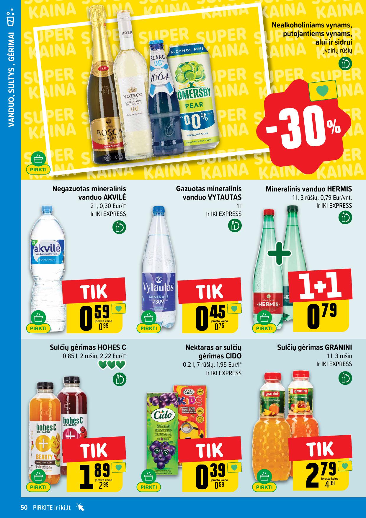 Naujausias IKI kaininis katalogas 2026.02.09 - 2026.02.15
