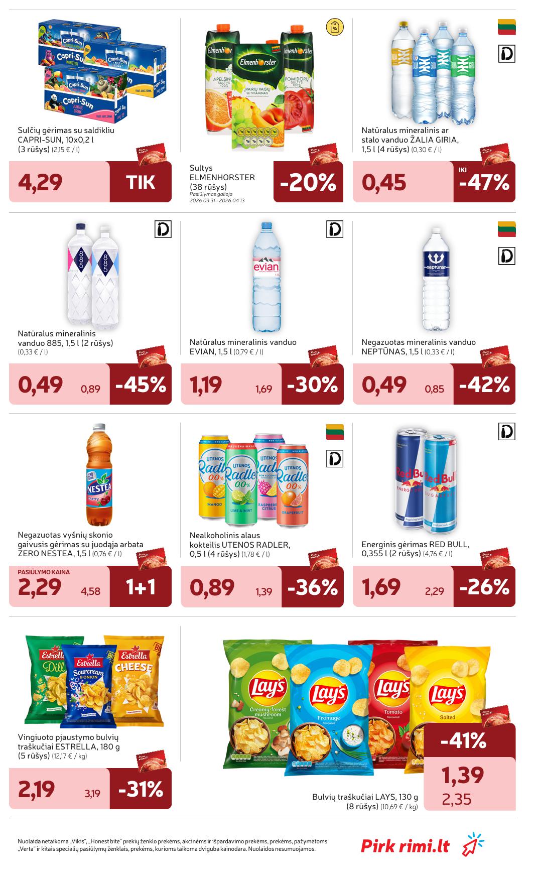 Naujausias RIMI kaininis katalogas 2026.04.07 - 2026.04.13