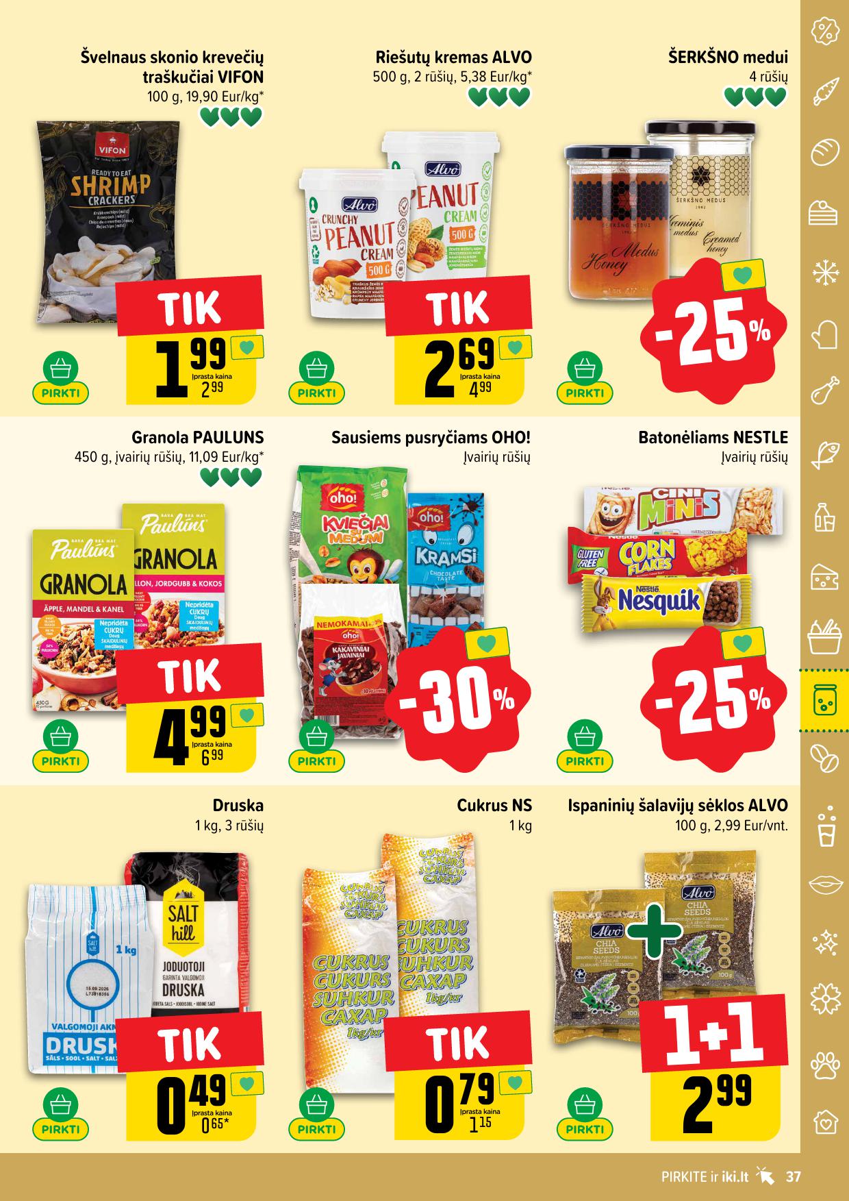 Naujausias IKI kaininis katalogas 2026.01.26 - 2026.02.01