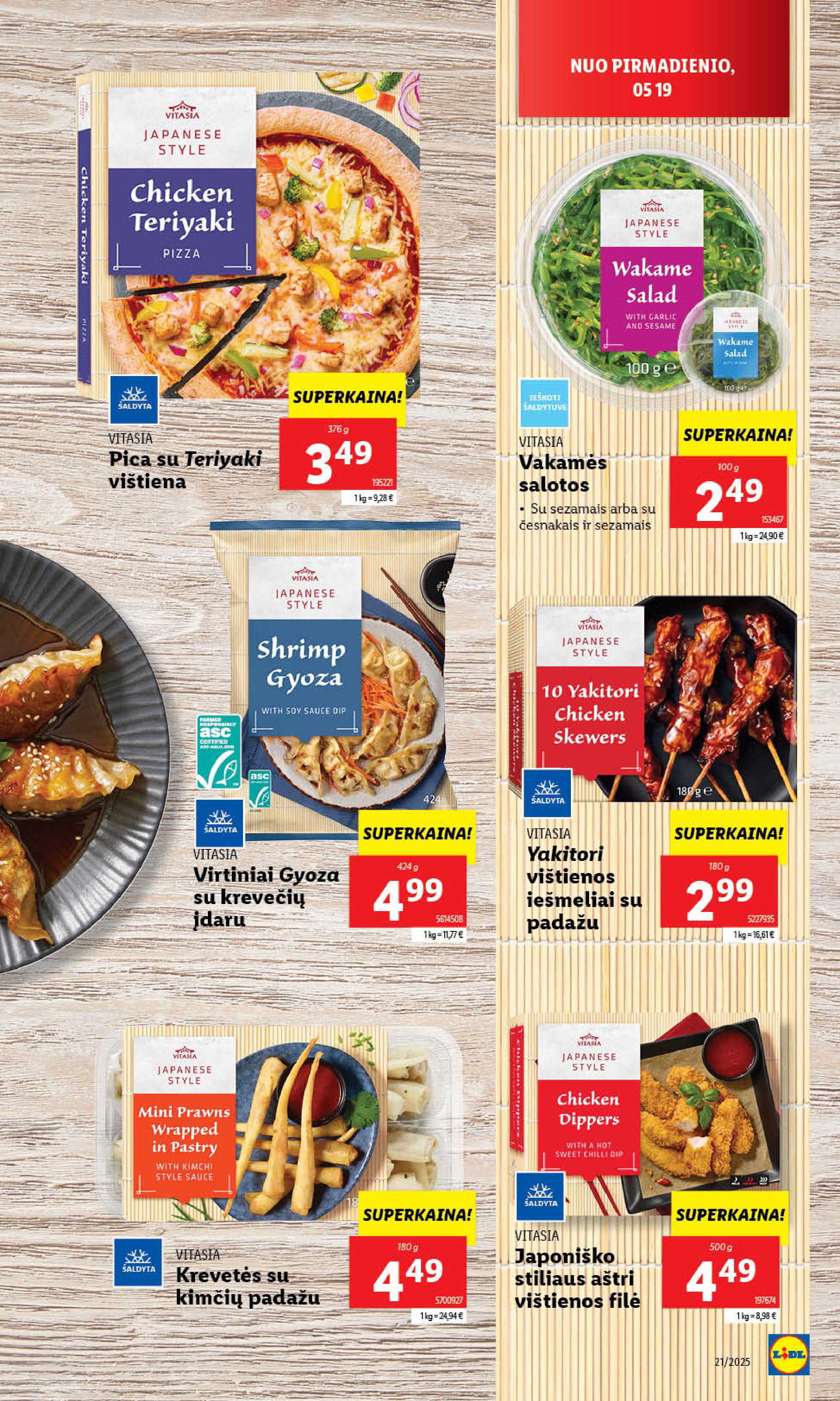 Naujausias LIDL kaininis katalogas 2025.05.19 - 2025.05.25