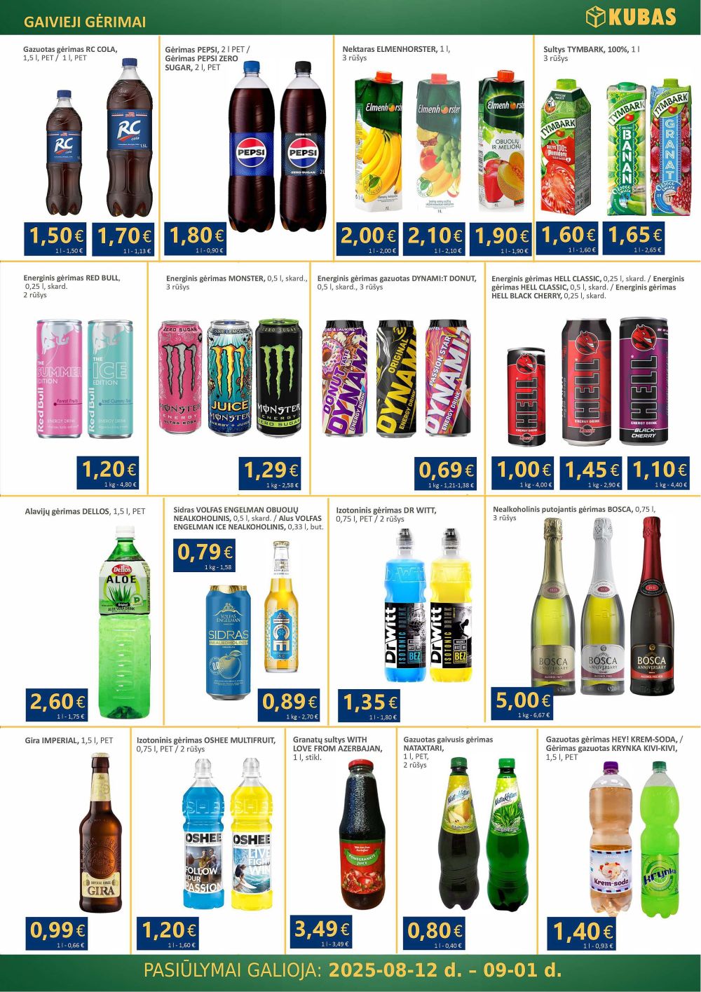 Naujas KUBAS leidinys nuo 2025.08.12 iki 2025.09.01