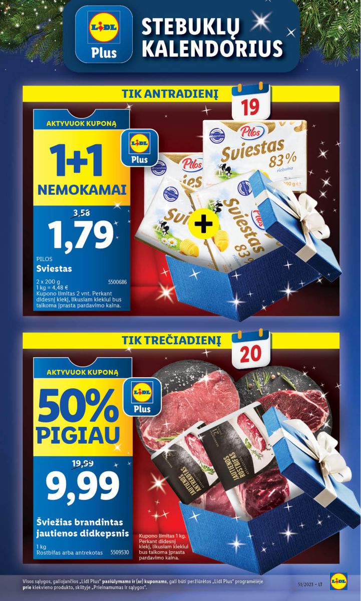Naujausias LIDL kaininis katalogas 2023.12.18 - 2023.12.24
