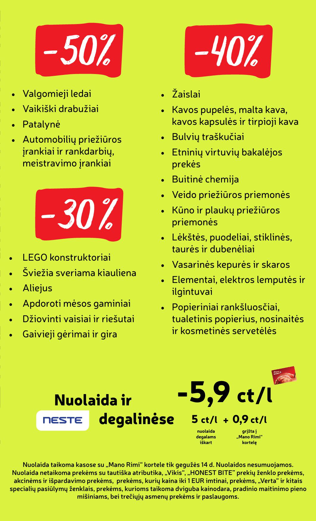 RIMI akcijų ir nuolaidų leidinys Nr.20 2026.05.12  - 2026.05.18