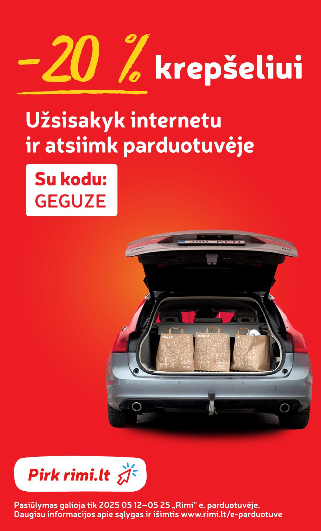 Naujausias RIMI kaininis katalogas 2025.05.13 - 2025.05.19