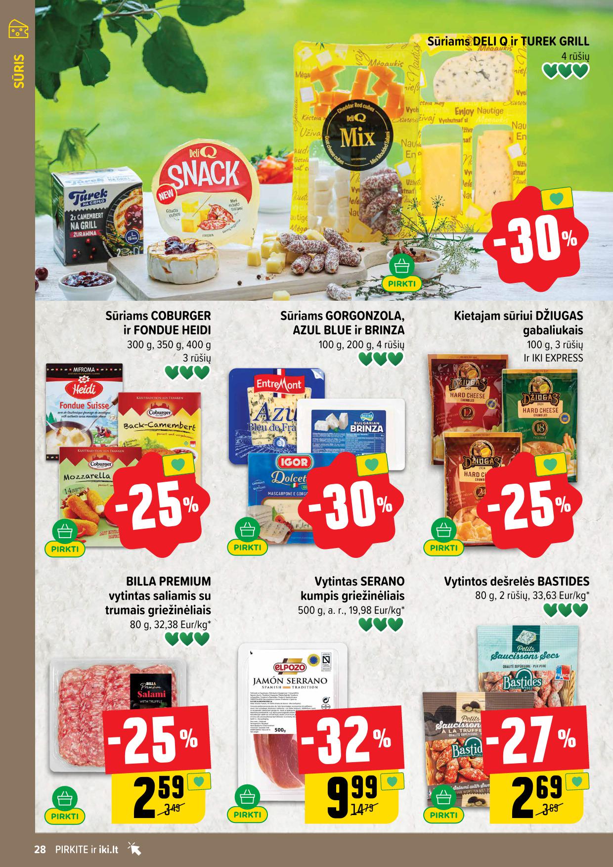 IKI SAVAITĖLĖ akcijų ir nuolaidų leidinys Nr.30 2025.07.21 - 2025.07.27