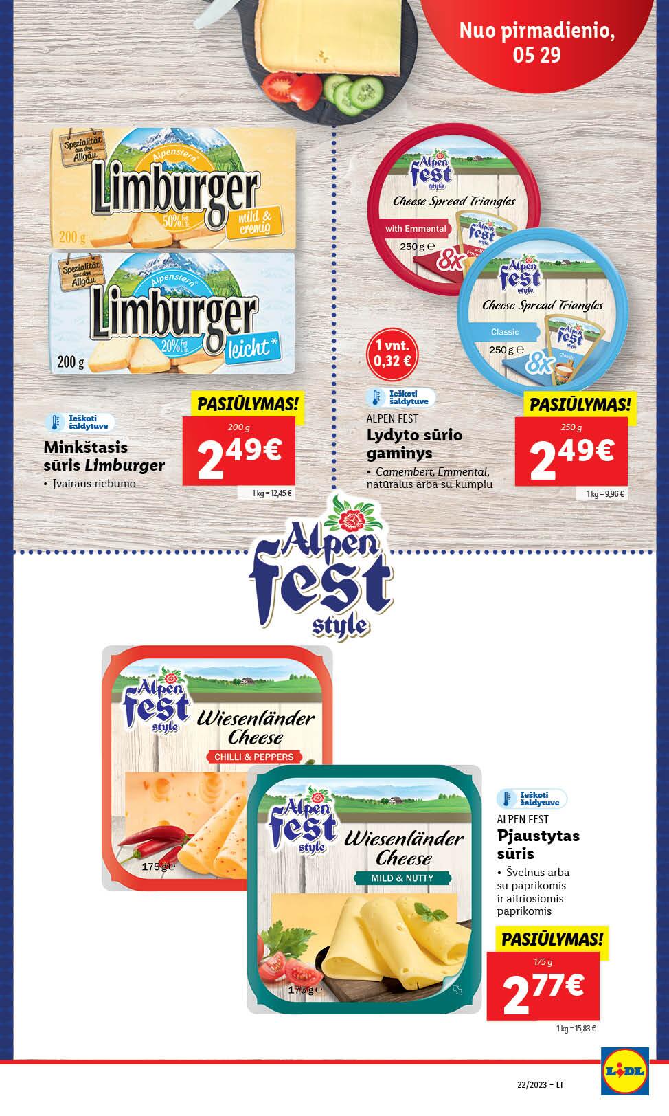 Naujausias LIDL kaininis katalogas 2023.05.29 - 2023.06.04