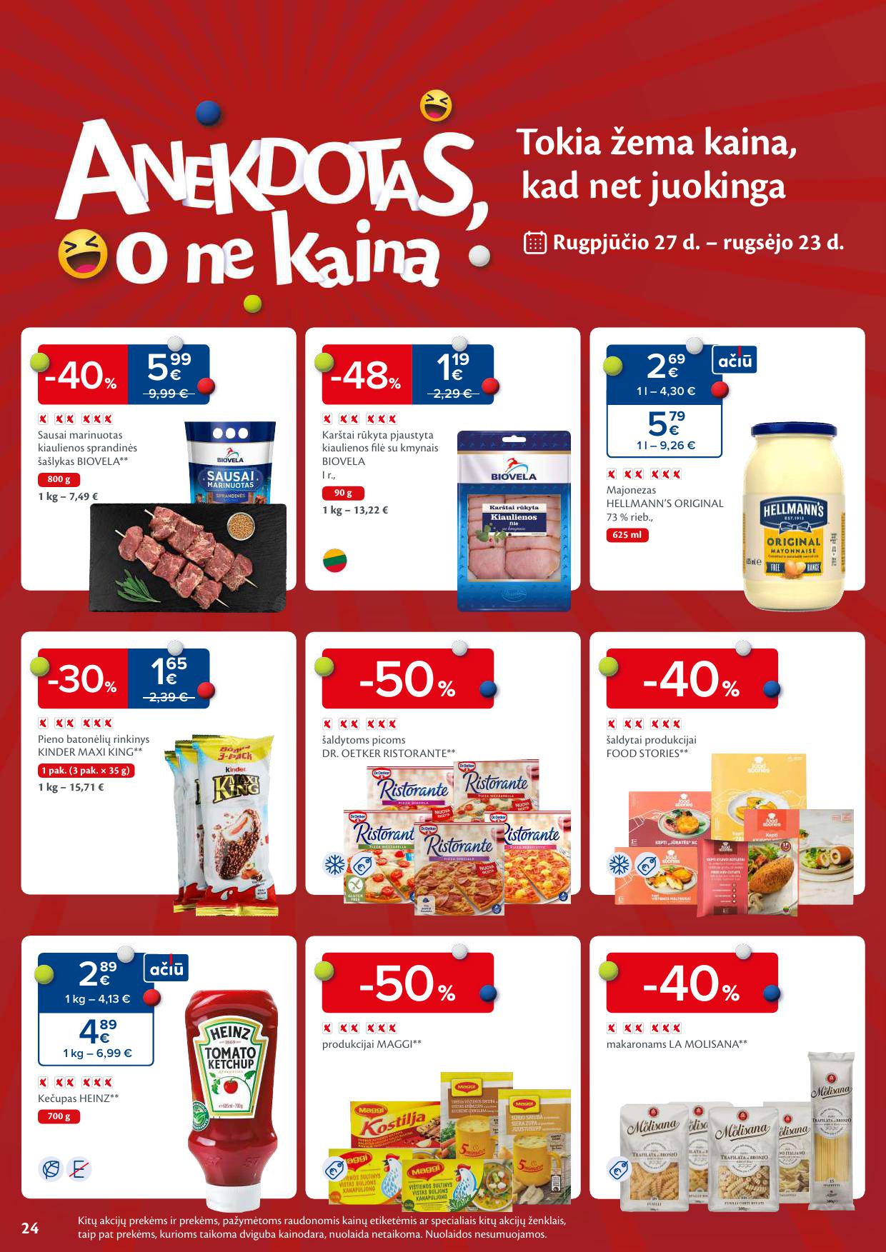 Naujausias MAXIMA kaininis katalogas 2024.09.10 - 2024.09.16