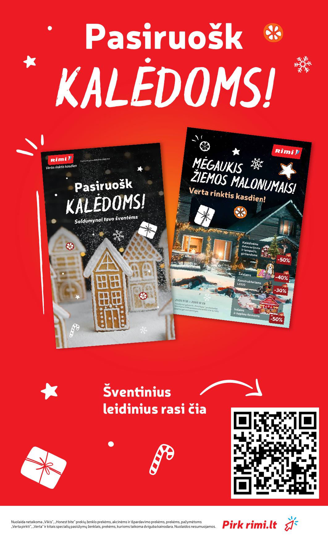 Naujausias RIMI kaininis katalogas 2025.11.18 - 2025.11.24