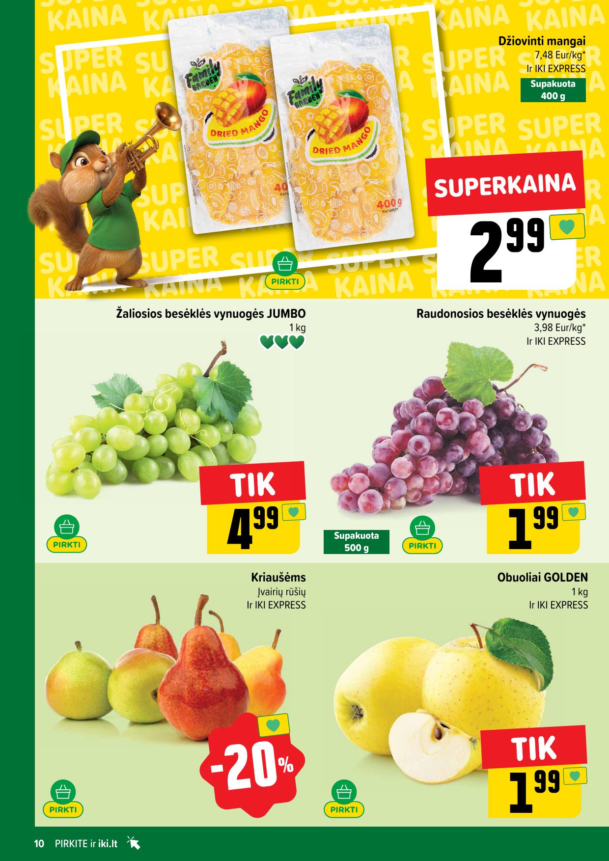 Naujausias IKI kaininis katalogas 2026.04.13 - 2026.04.19