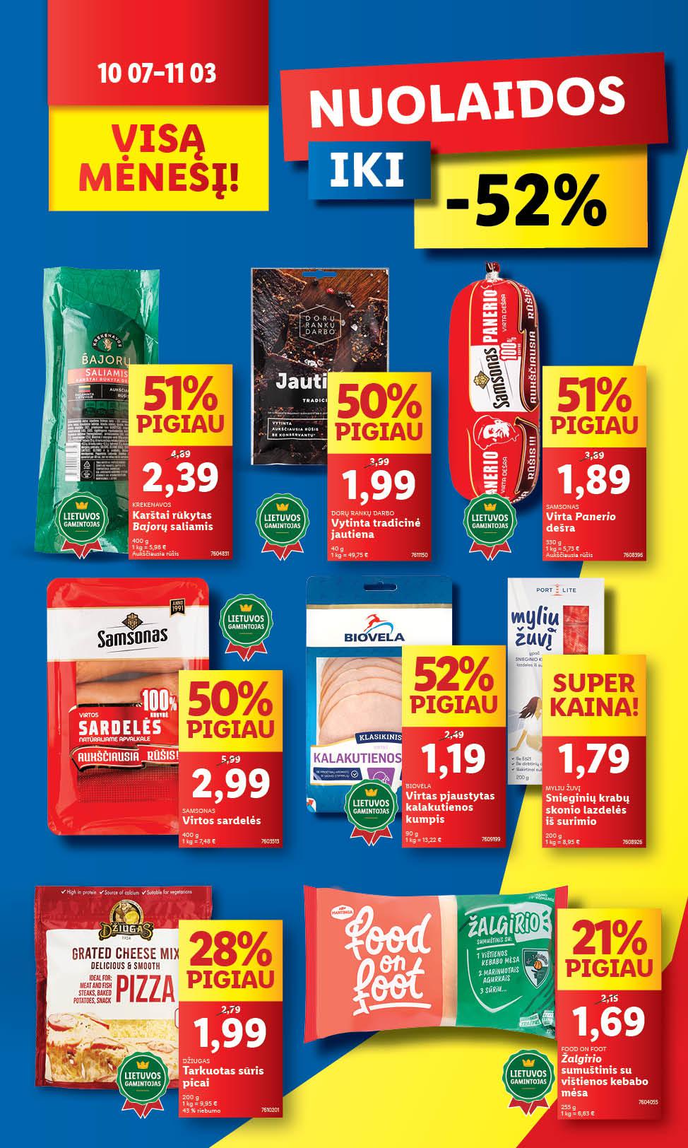 Naujausias LIDL kaininis katalogas 2024.10.28 - 2024.11.03