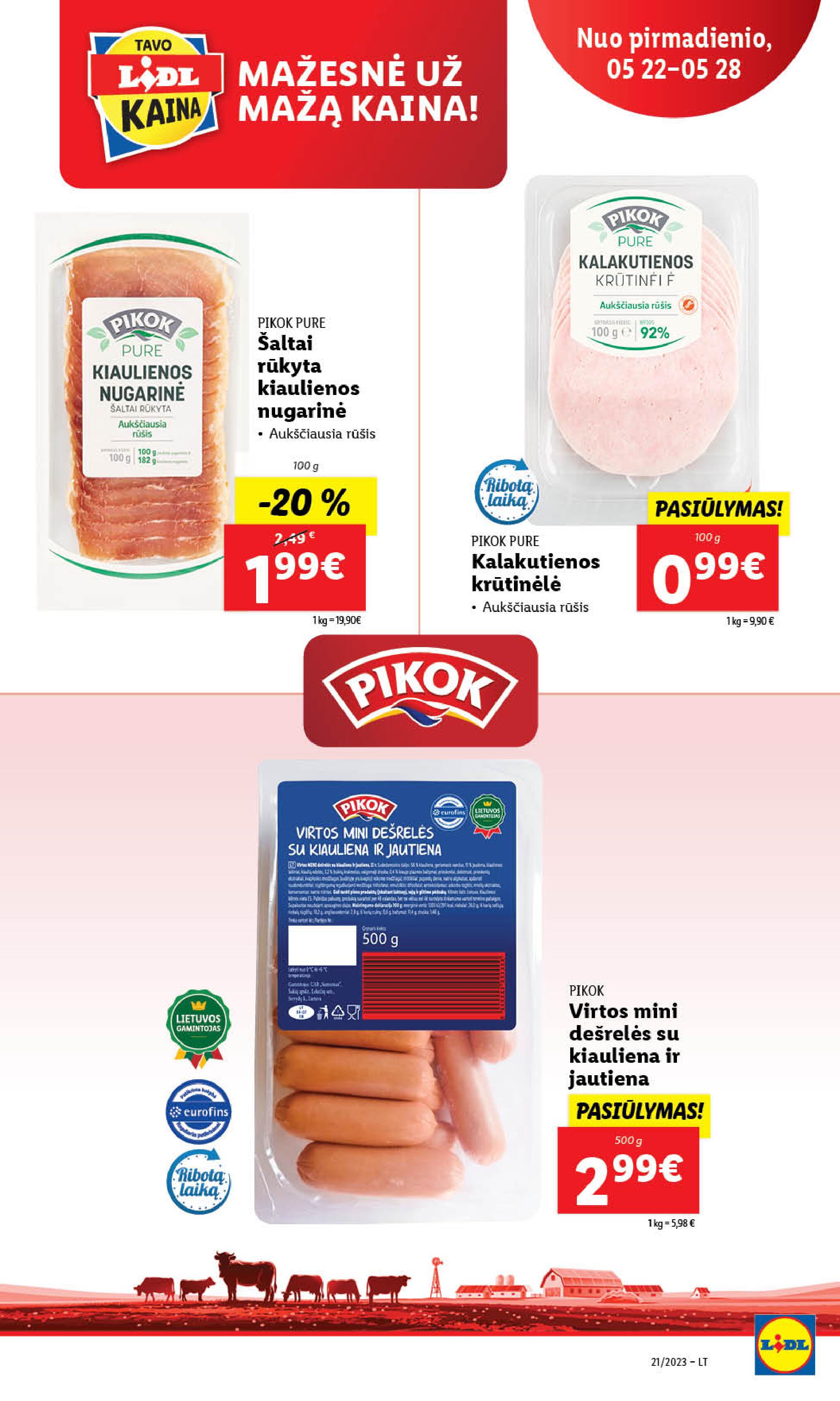 Naujausias LIDL kaininis katalogas 2023.05.22 - 2023.05.28