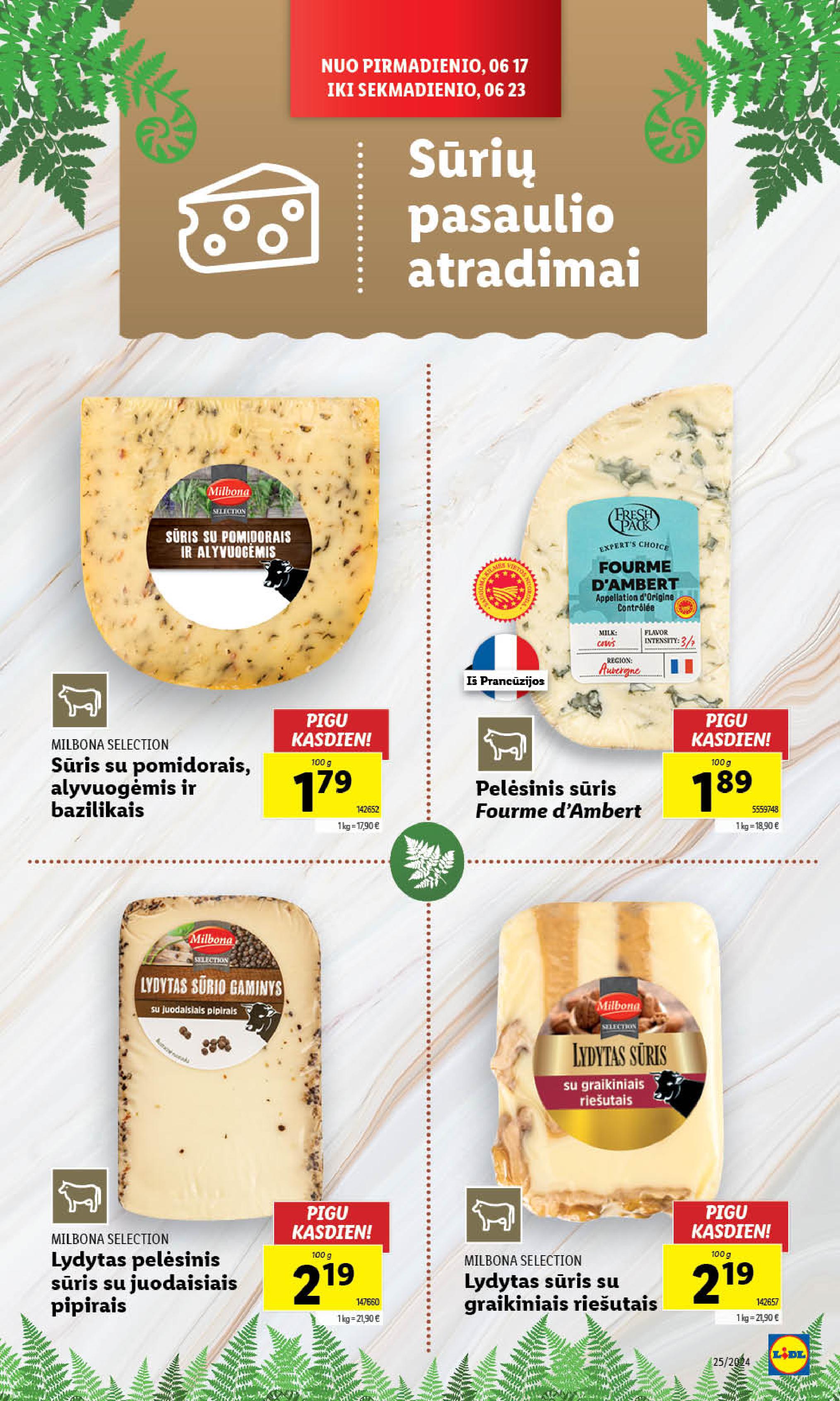 Naujausias LIDL kaininis katalogas 2024.06.17 - 2024.06.23