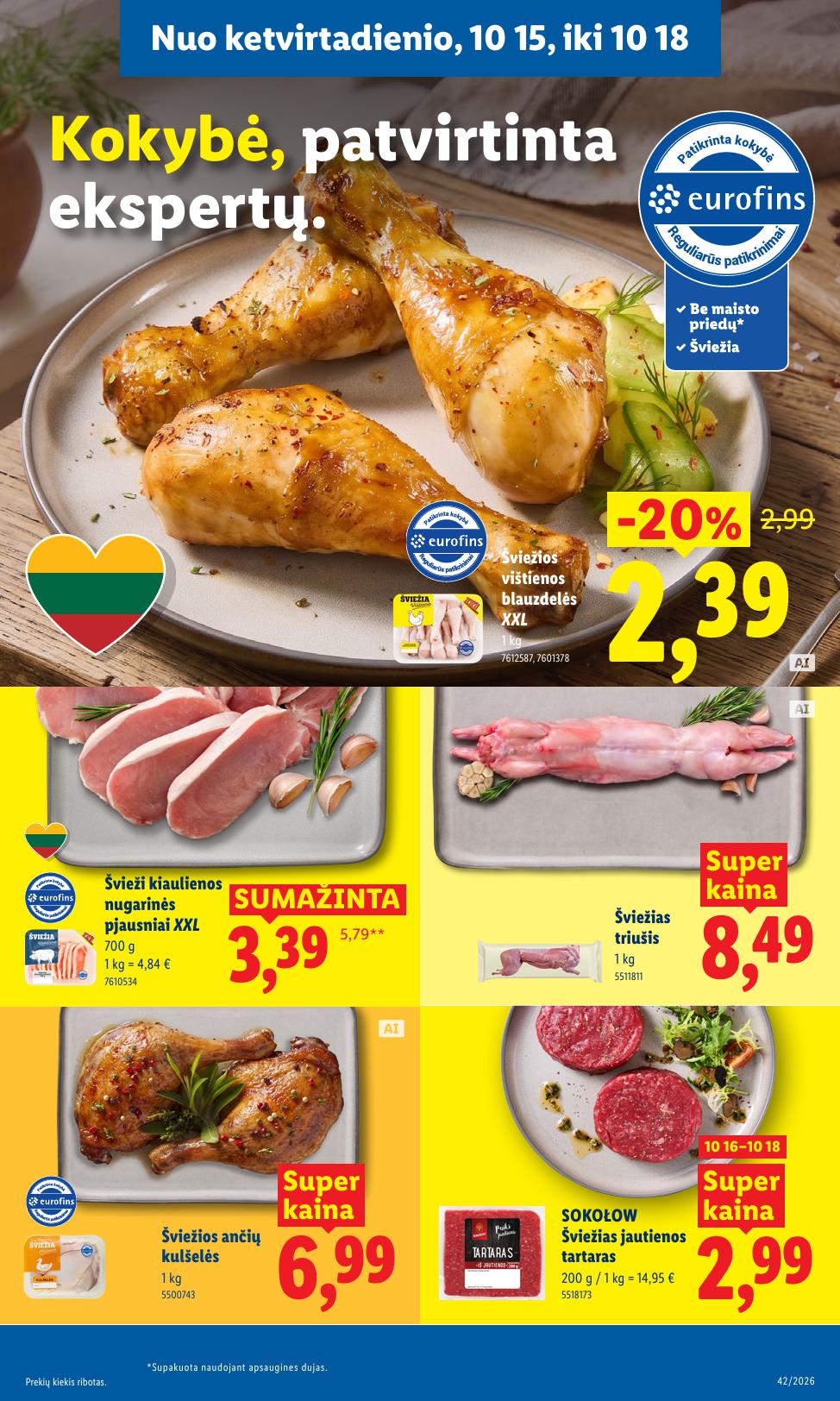 Naujausias LIDL kaininis katalogas 2026.10.12 - 2026.10.18