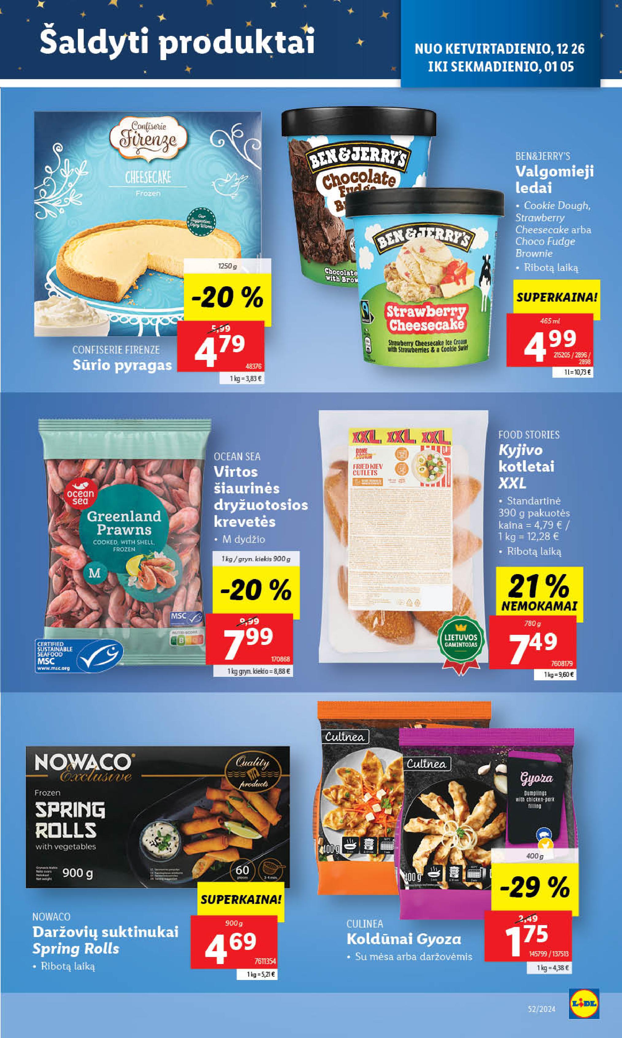 Naujausias LIDL kaininis katalogas 2024.12.26 - 2024.12.31