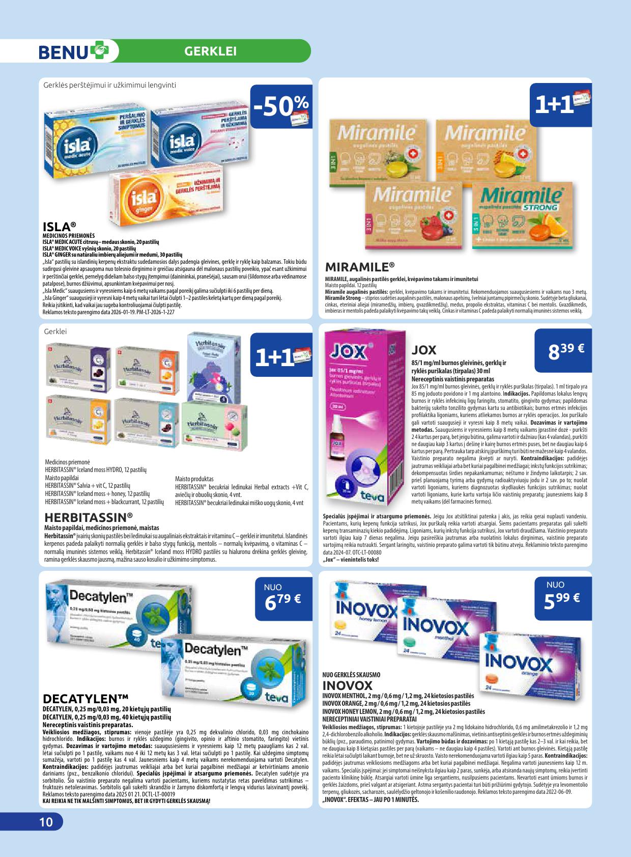 BENU vaistinės akcijų ir nuolaidų leidinys 2026.02.01 - 2026.02.28