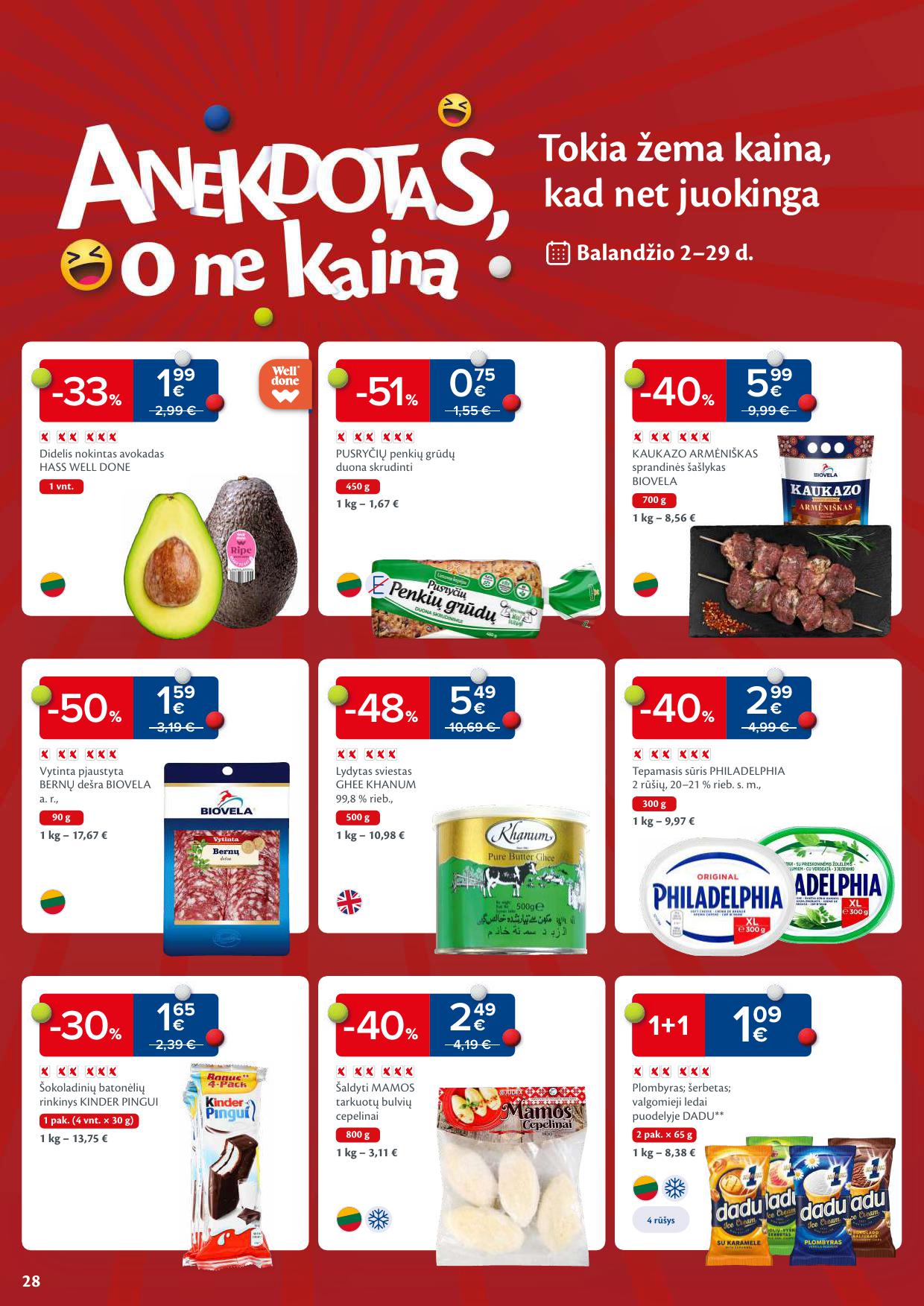 Naujausias MAXIMA kaininis katalogas 2024.04.02 - 2024.04.08