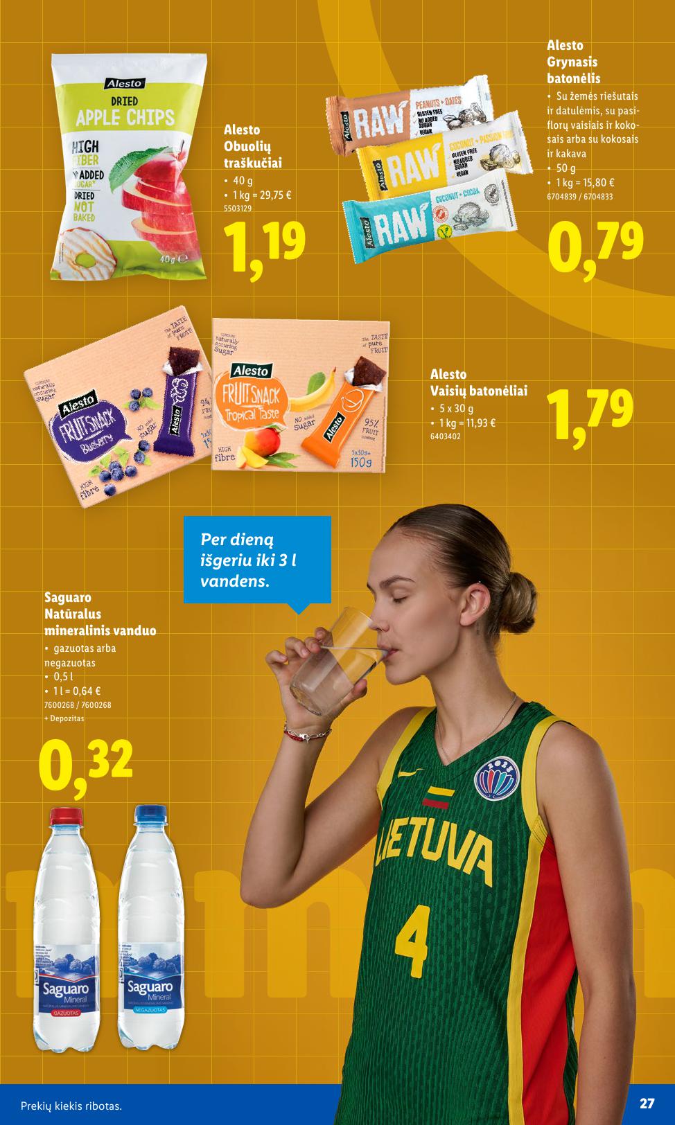 LIDL mokyklos prekių katalogas "Į žinių pasaulį" galioja nuo 2025.07.21