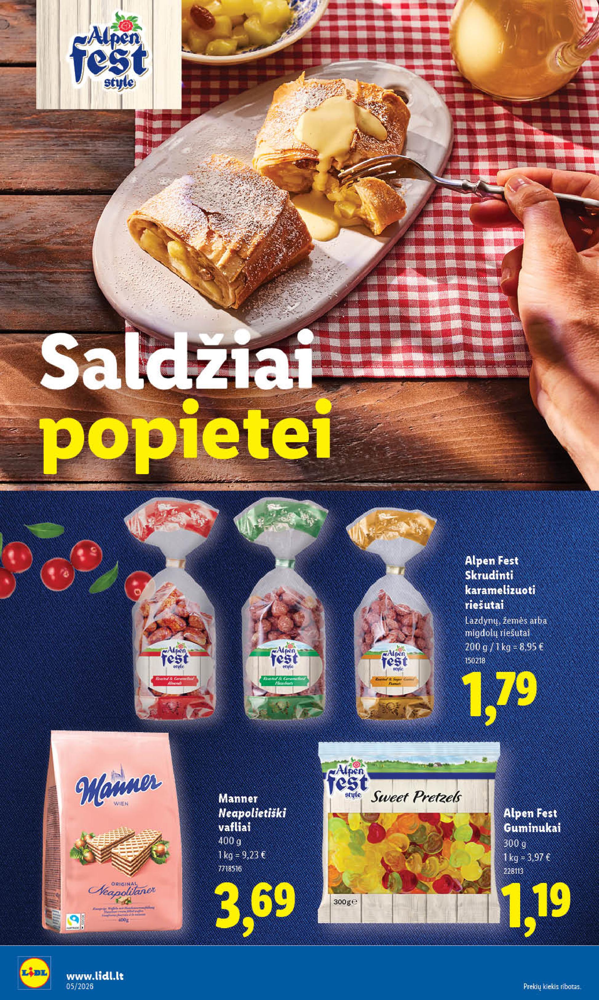 Naujausias LIDL kaininis katalogas 2026.01.26 - 2026.02.01