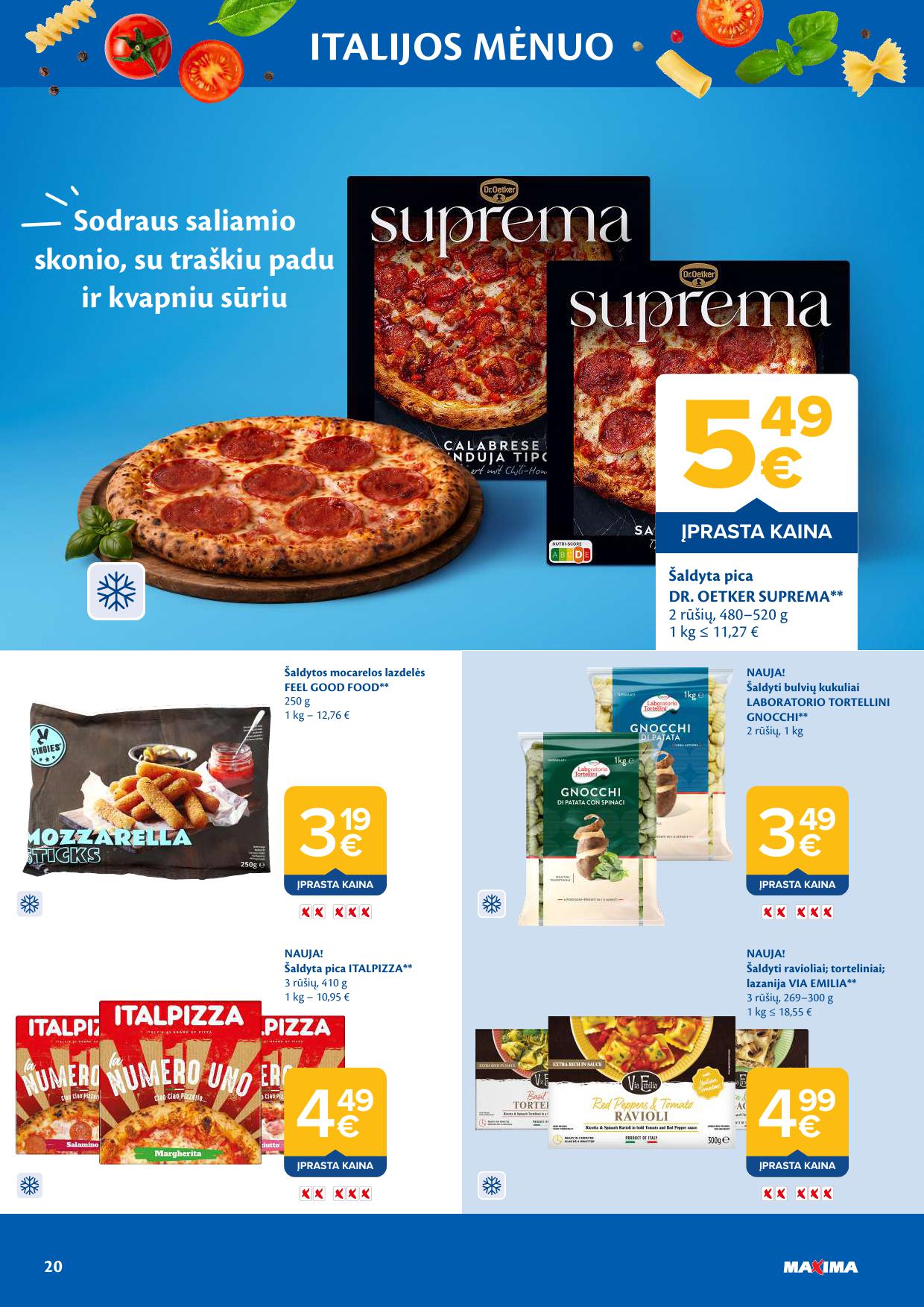 MAXIMA nuolaidų katalogas "ITALIJOS MĖNUO"