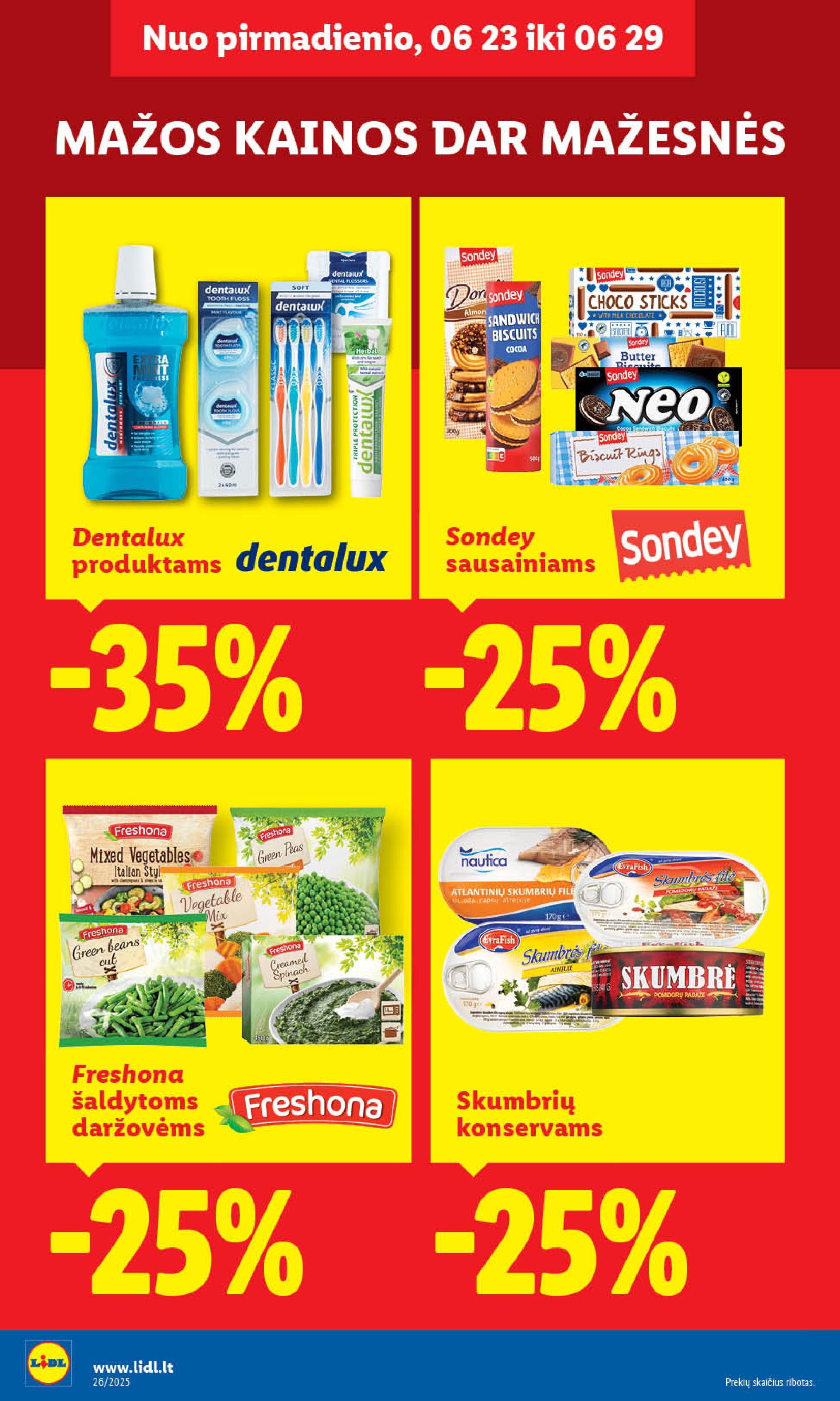 Naujausias LIDL kaininis katalogas 2025.06.23 - 2025.06.29