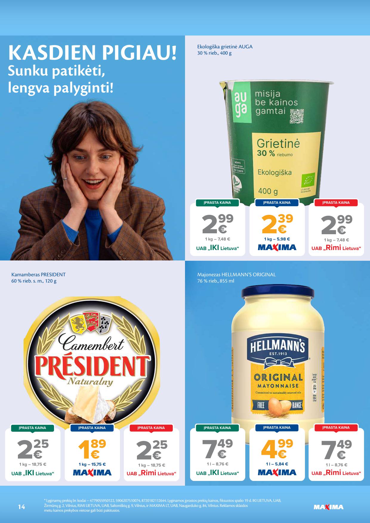 Naujausias MAXIMA kaininis katalogas 2026.10.27 - 2026.11.02