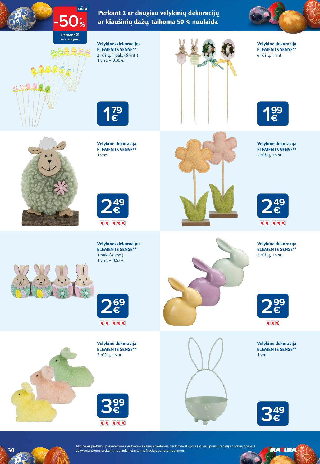 MAXIMA katalogas "VELYKŲ MĖNUO" 2026.03.03 - 2026.04.06