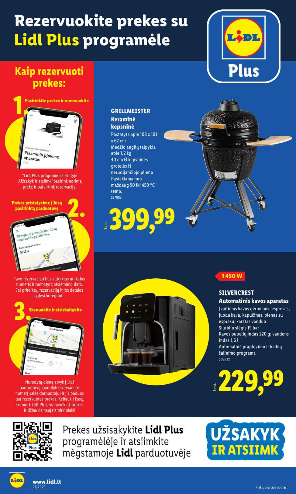 LIDL ne maisto prekių leidinys 2026.06.29 - 2026.07.05